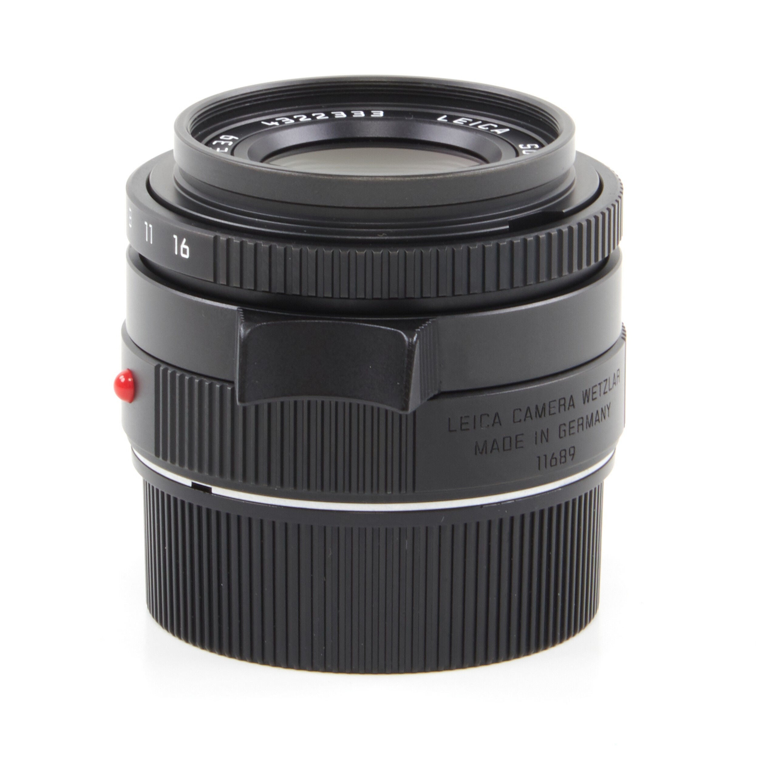 Leica 35mm f2 Summicron-M ASPH Limited Edition Zwart Chroom + Doos