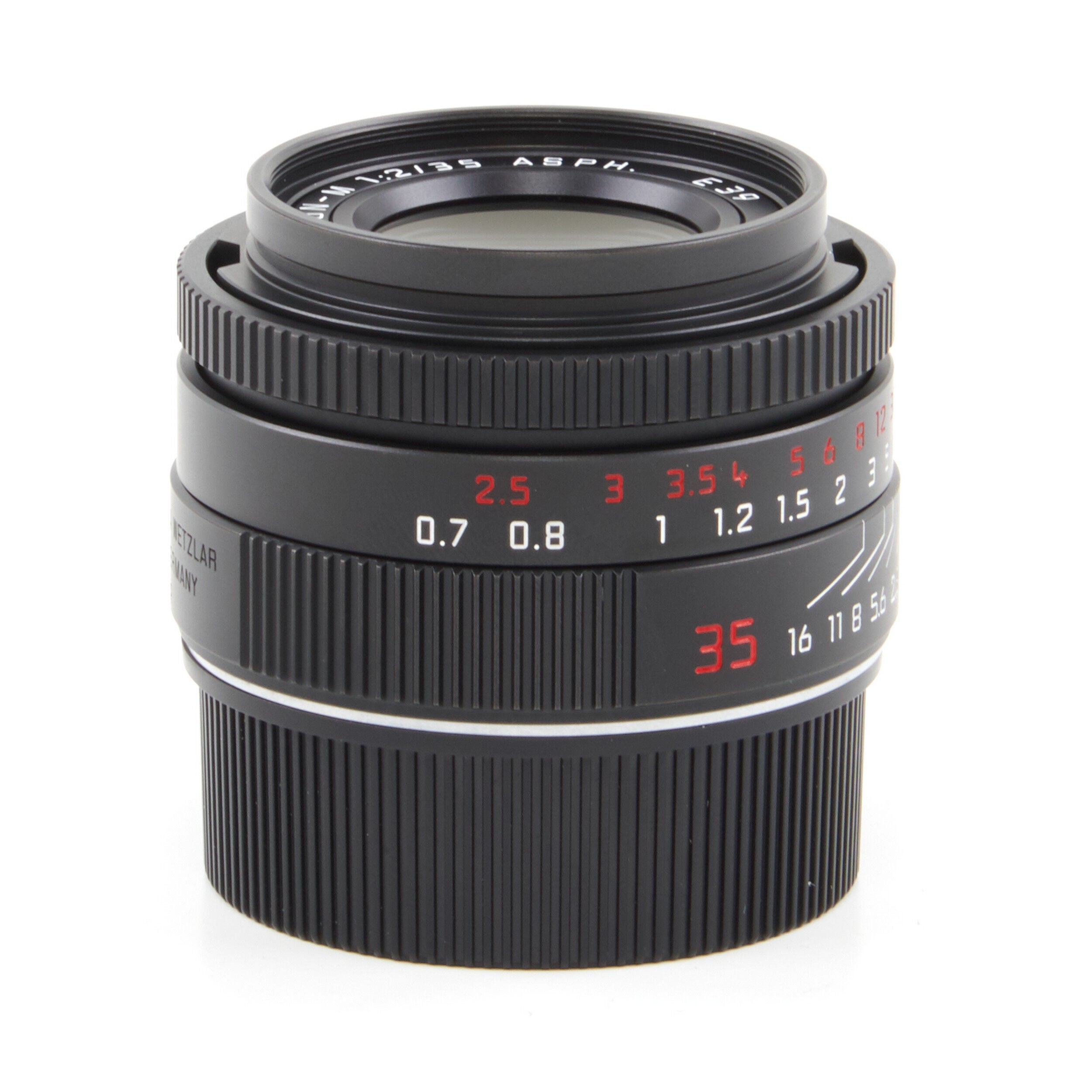 Leica 35mm f2 Summicron-M ASPH Limited Edition Zwart Chroom + Doos