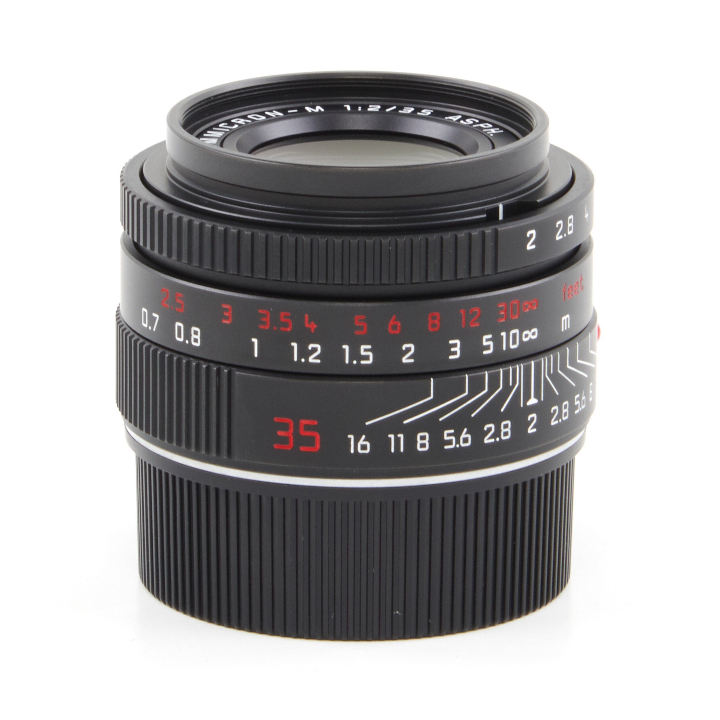 Leica 35mm f2 Summicron-M ASPH Limited Edition Zwart Chroom + Doos