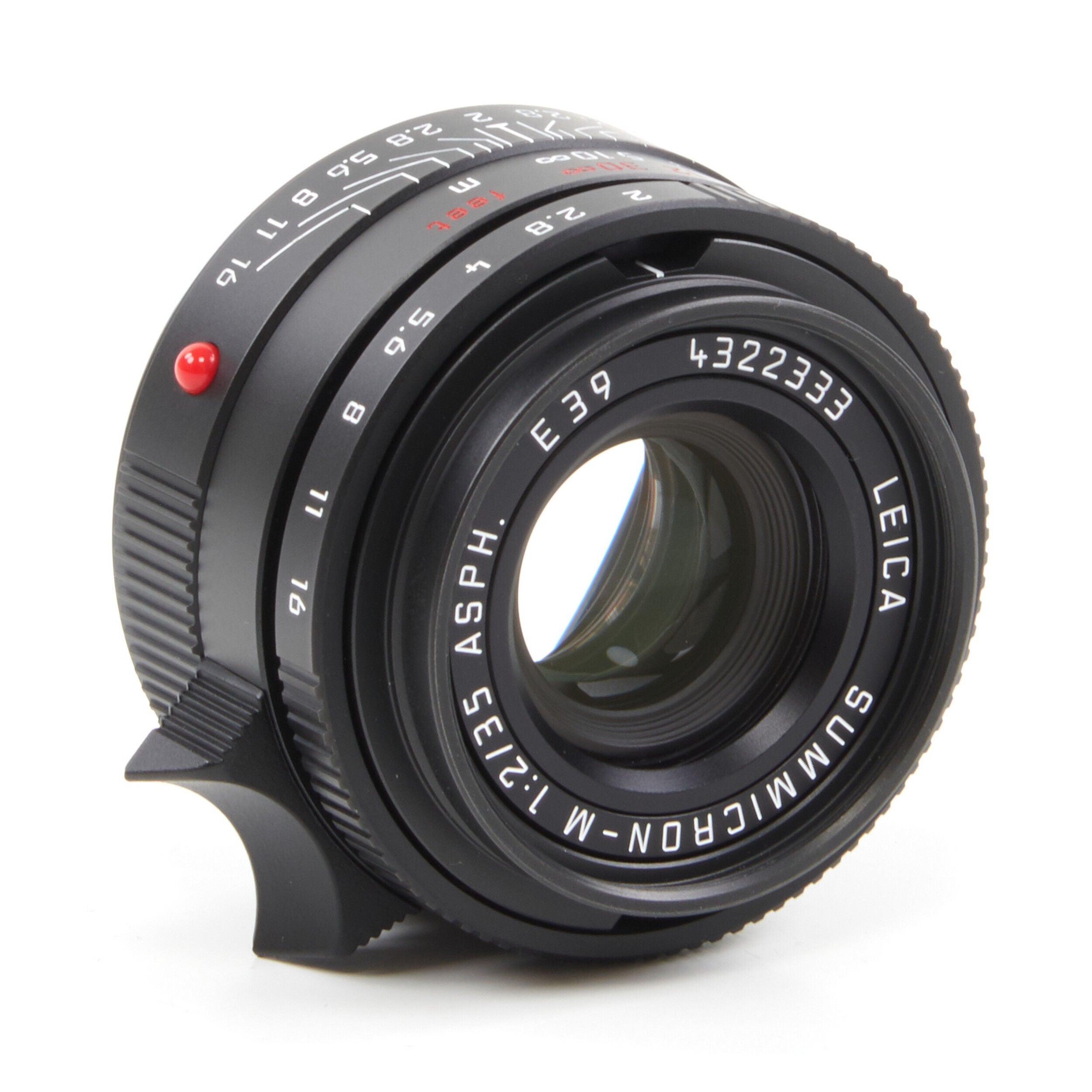 Leica 35mm f2 Summicron-M ASPH Limited Edition Zwart Chroom + Doos