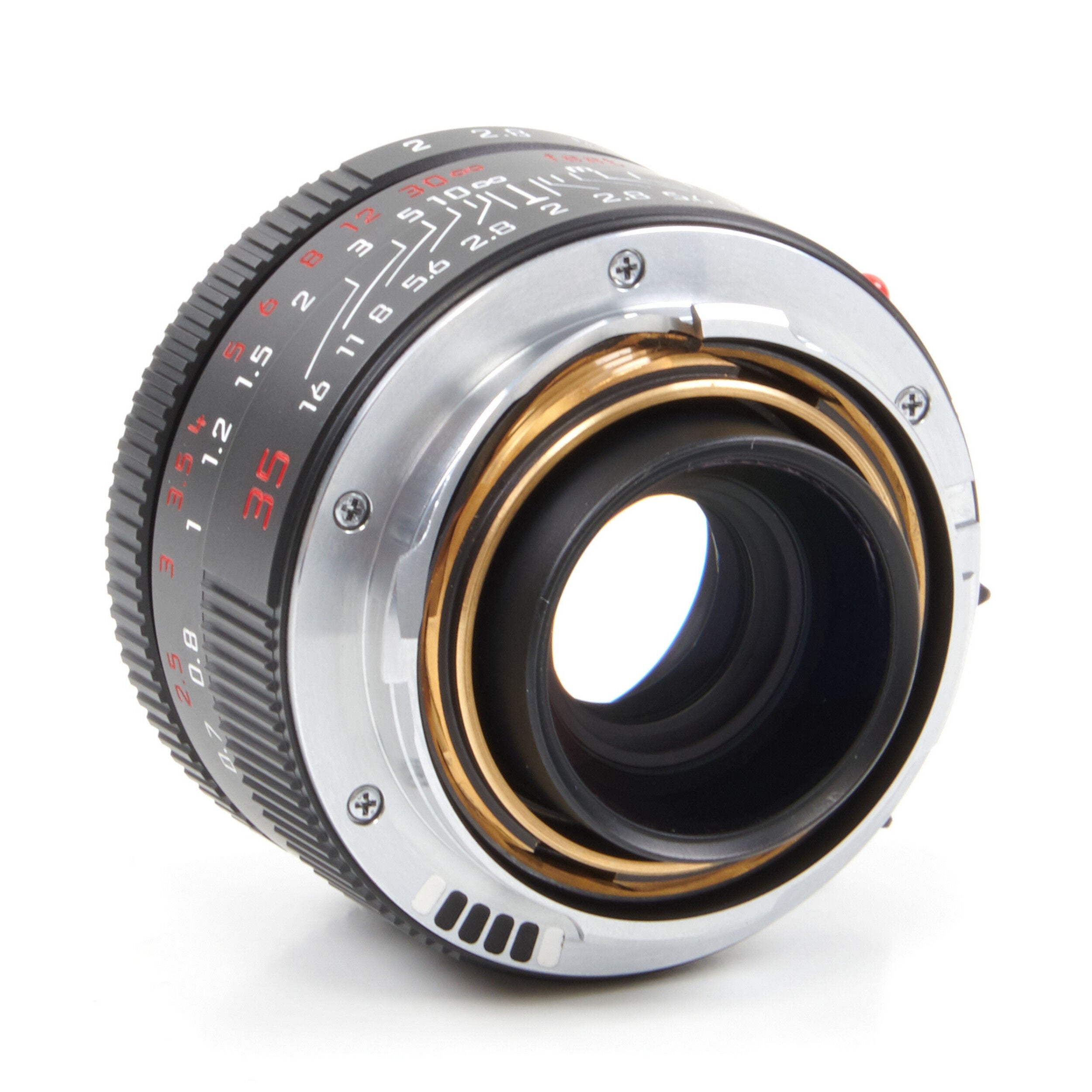Leica 35mm f2 Summicron-M ASPH Limited Edition Zwart Chroom + Doos