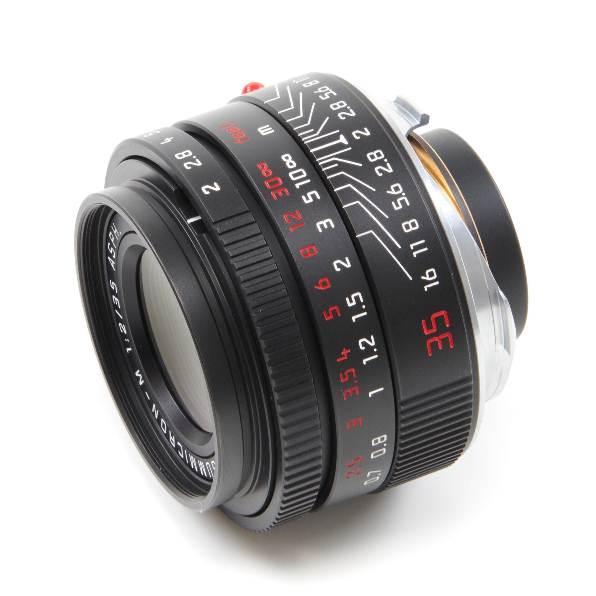 Leica 35mm f2 Summicron-M ASPH Limited Edition Zwart Chroom + Doos