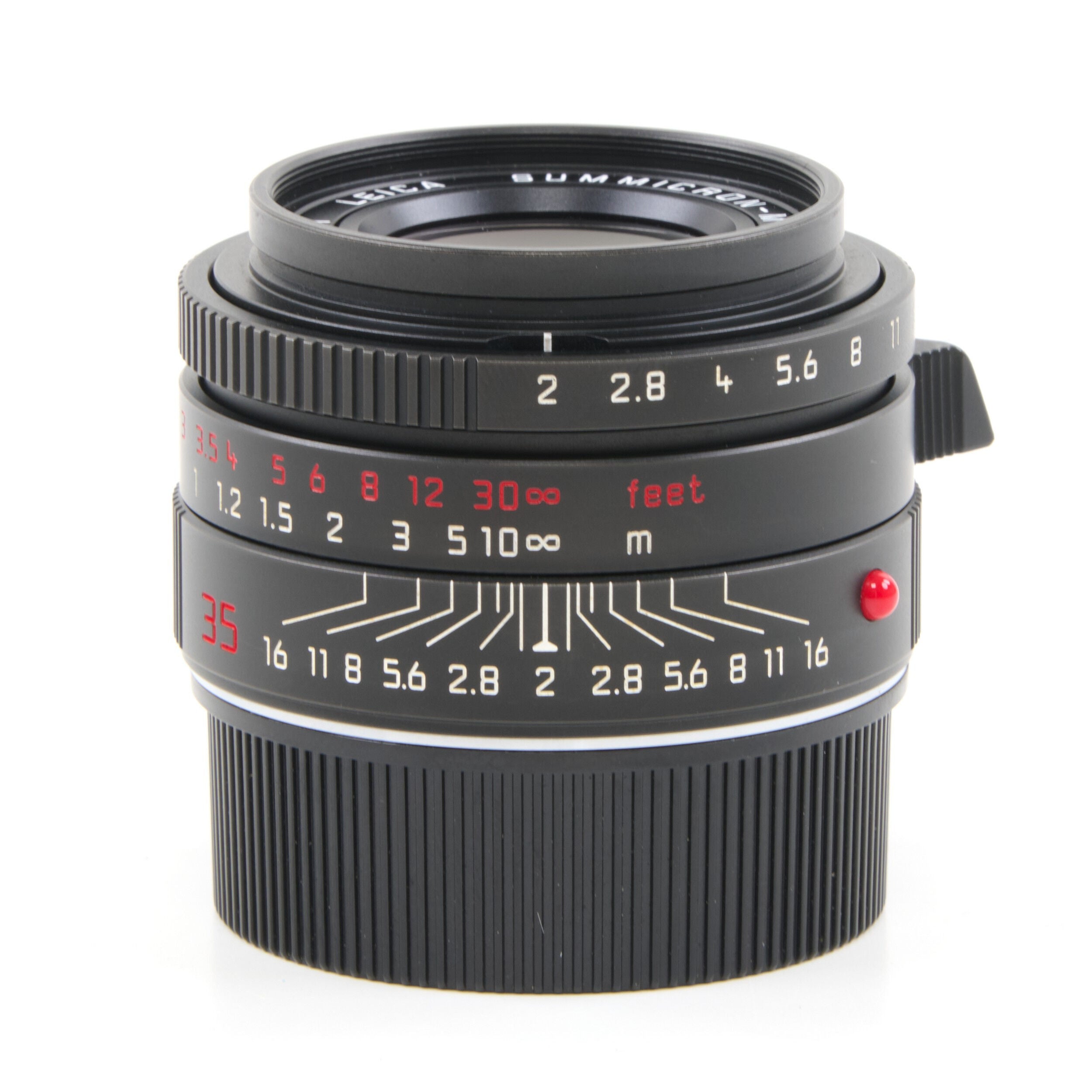 Leica 35mm f2 Summicron-M ASPH Limited Edition Zwart Chroom + Doos