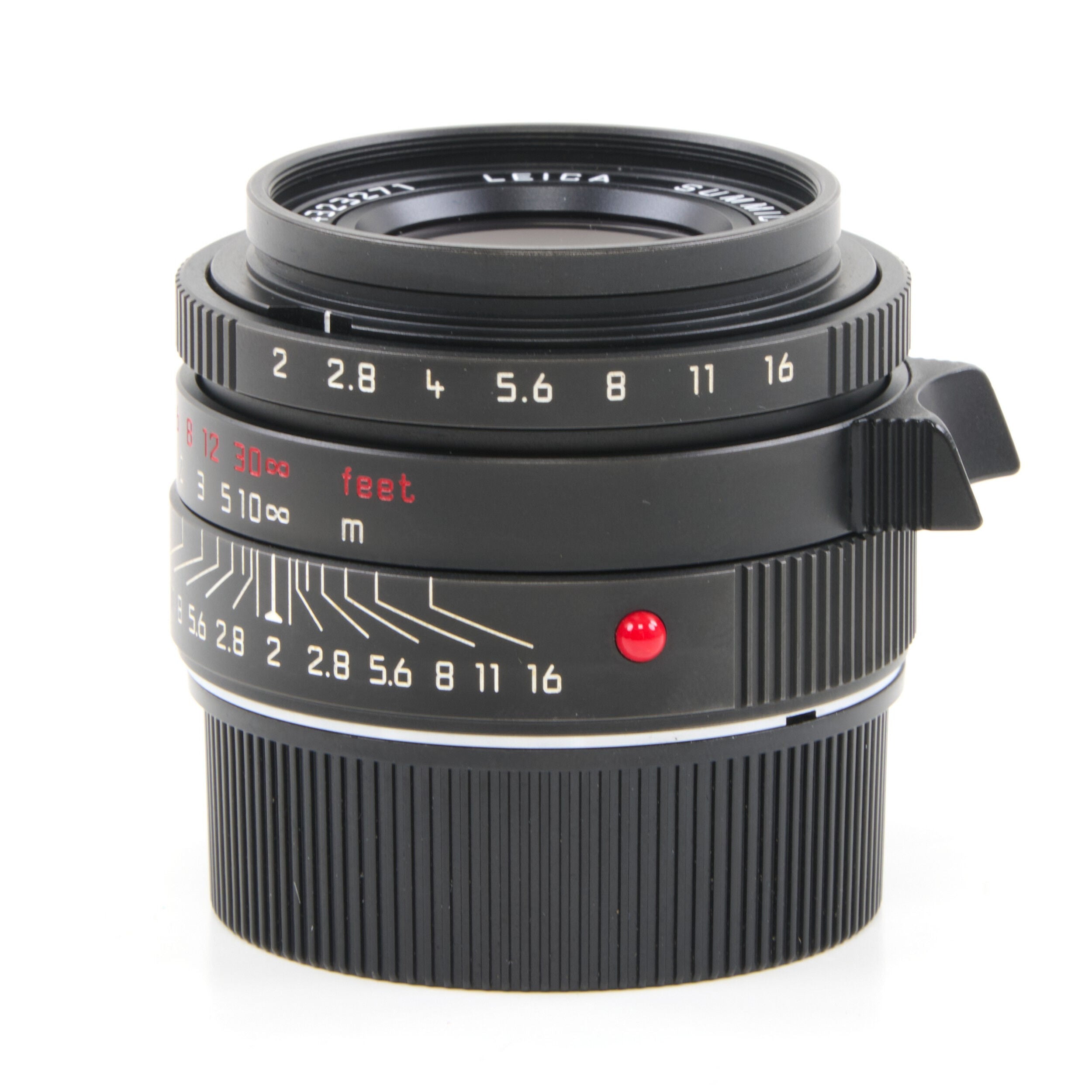 Leica 35mm f2 Summicron-M ASPH Limited Edition Zwart Chroom + Doos