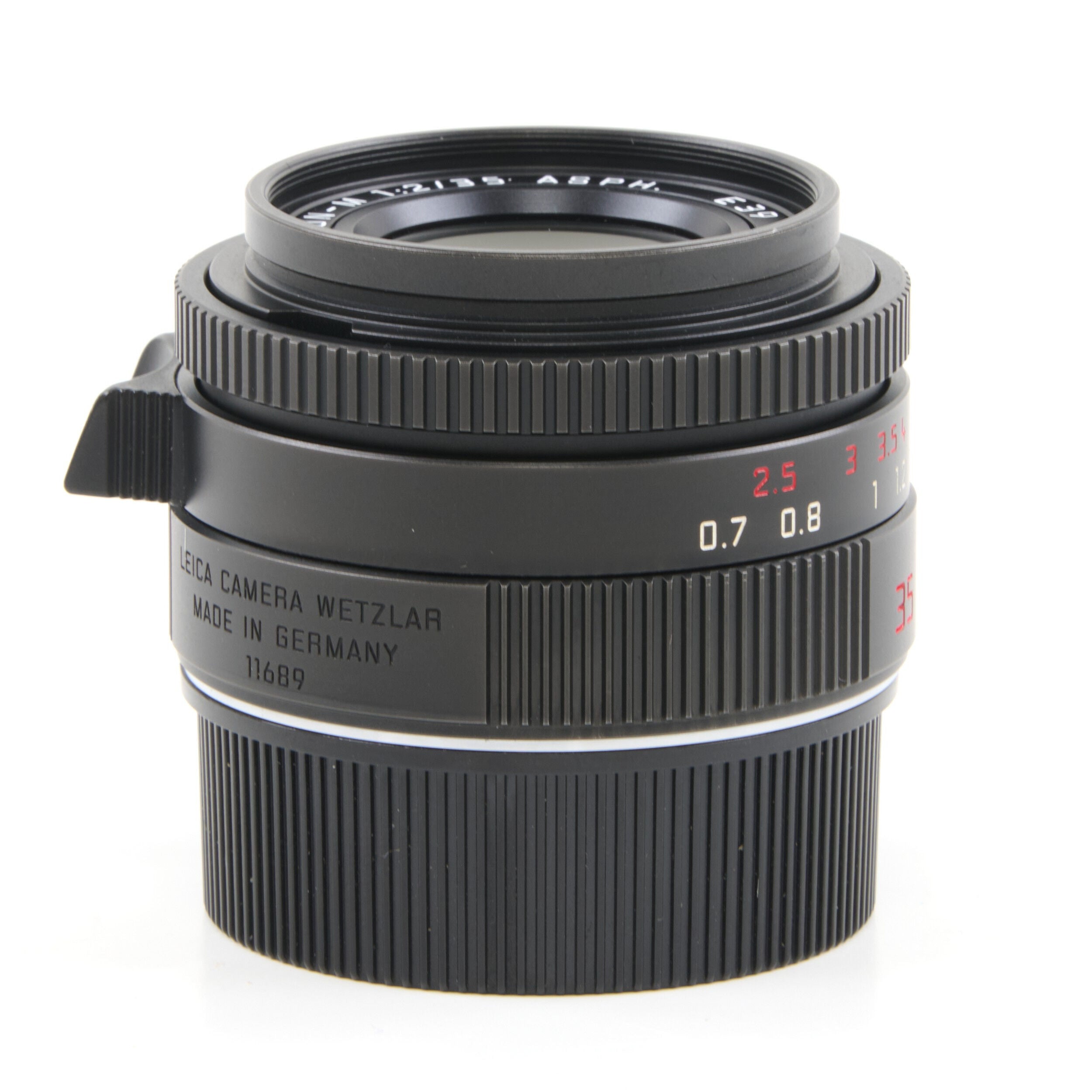 Leica 35mm f2 Summicron-M ASPH Limited Edition Zwart Chroom + Doos