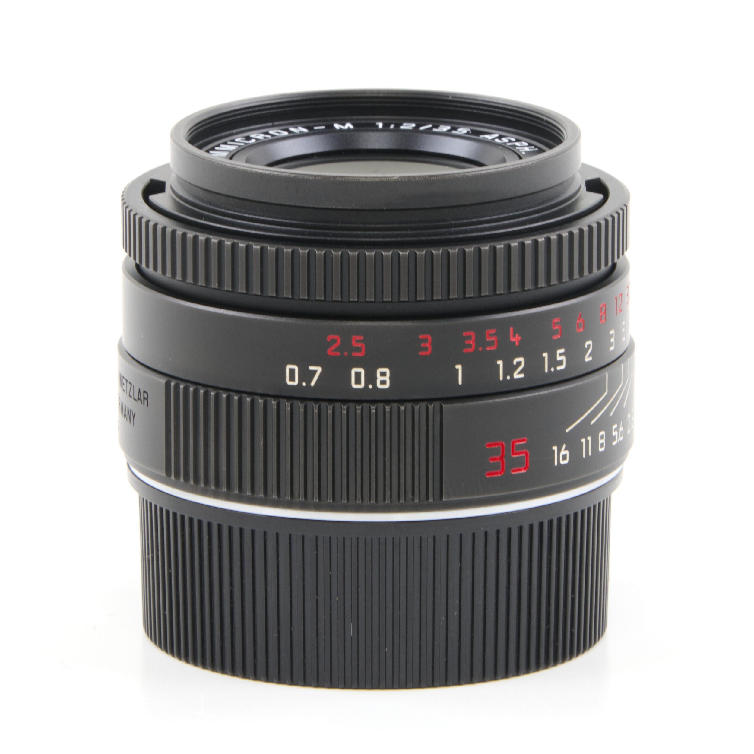 Leica 35mm f2 Summicron-M ASPH Limited Edition Zwart Chroom + Doos