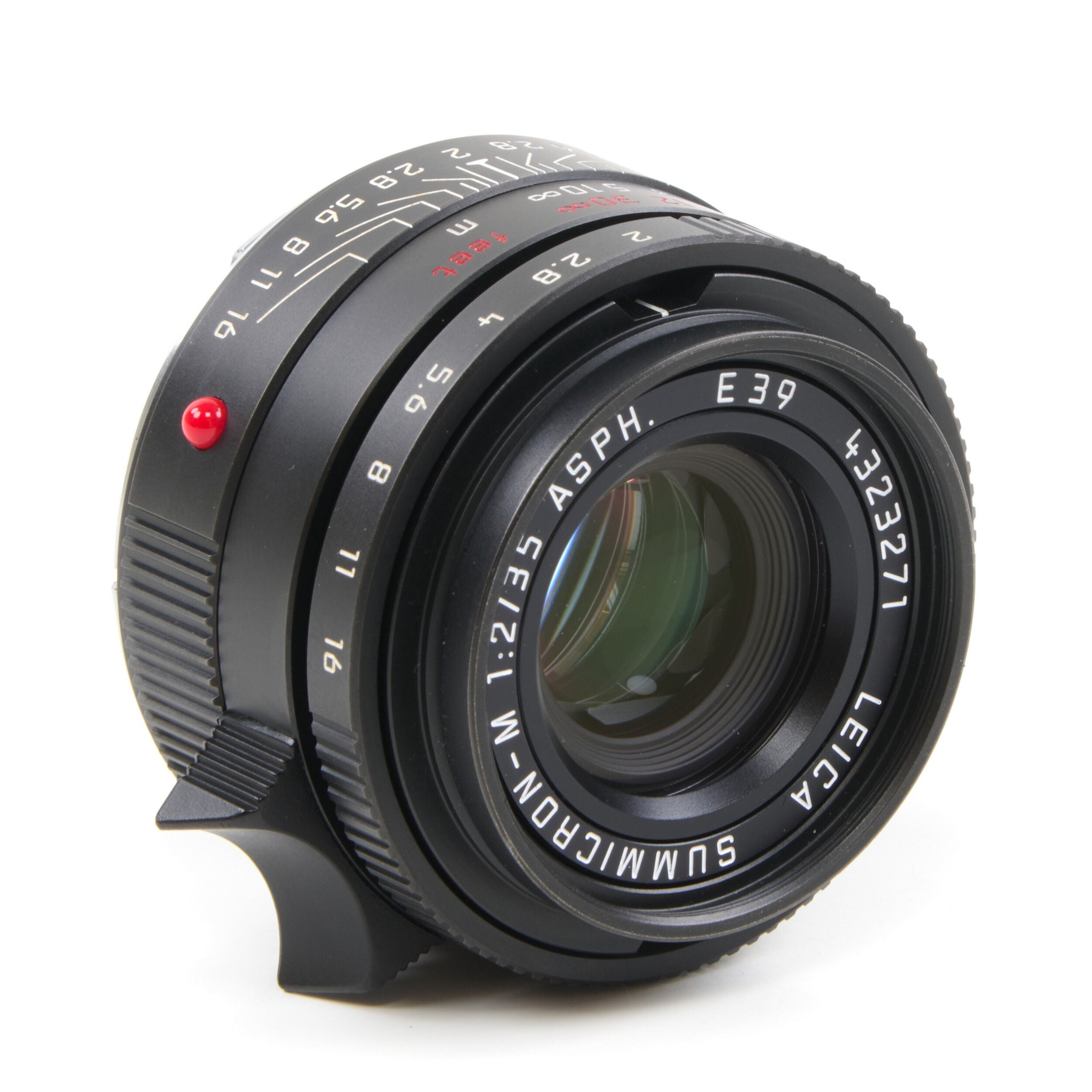 Leica 35mm f2 Summicron-M ASPH Limited Edition Zwart Chroom + Doos