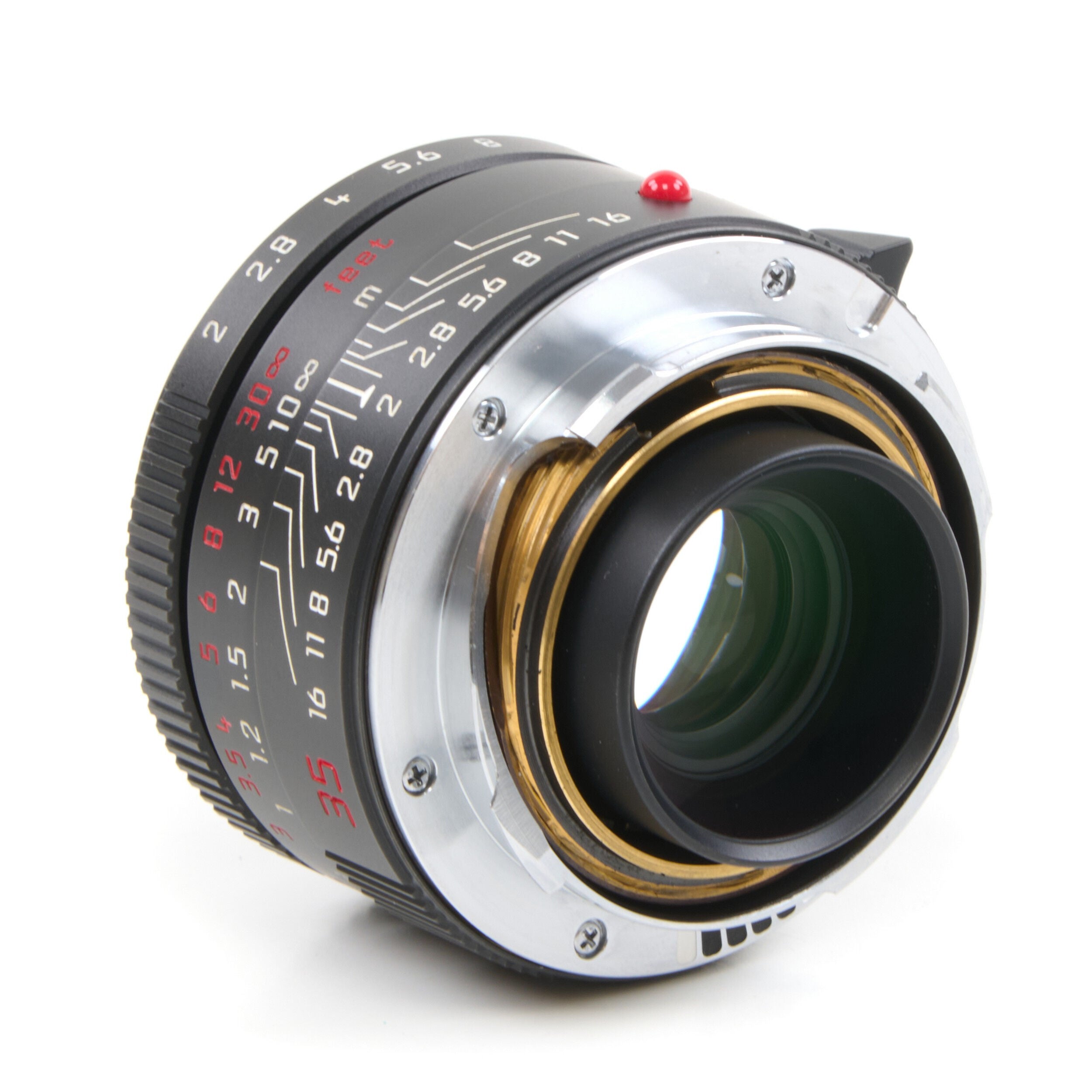 Leica 35mm f2 Summicron-M ASPH Limited Edition Zwart Chroom + Doos