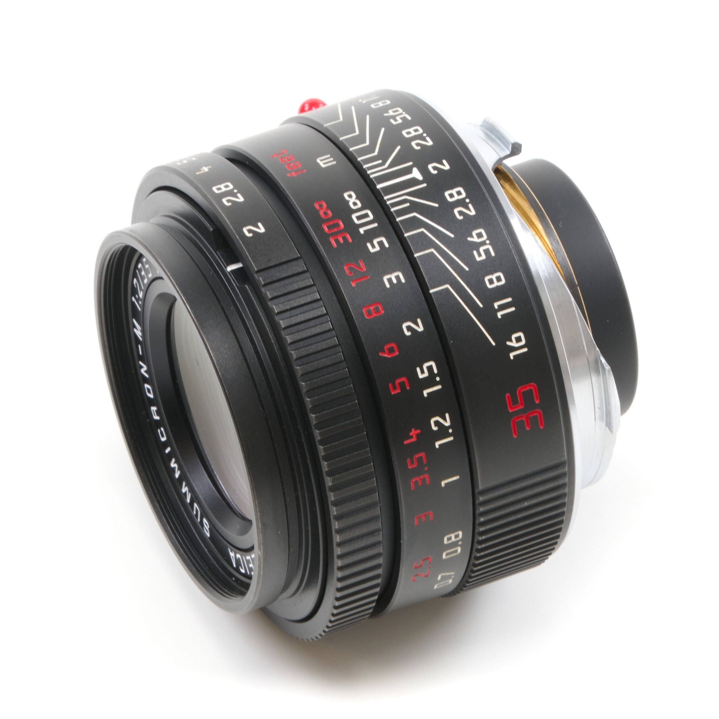 Leica 35mm f2 Summicron-M ASPH Limited Edition Zwart Chroom + Doos