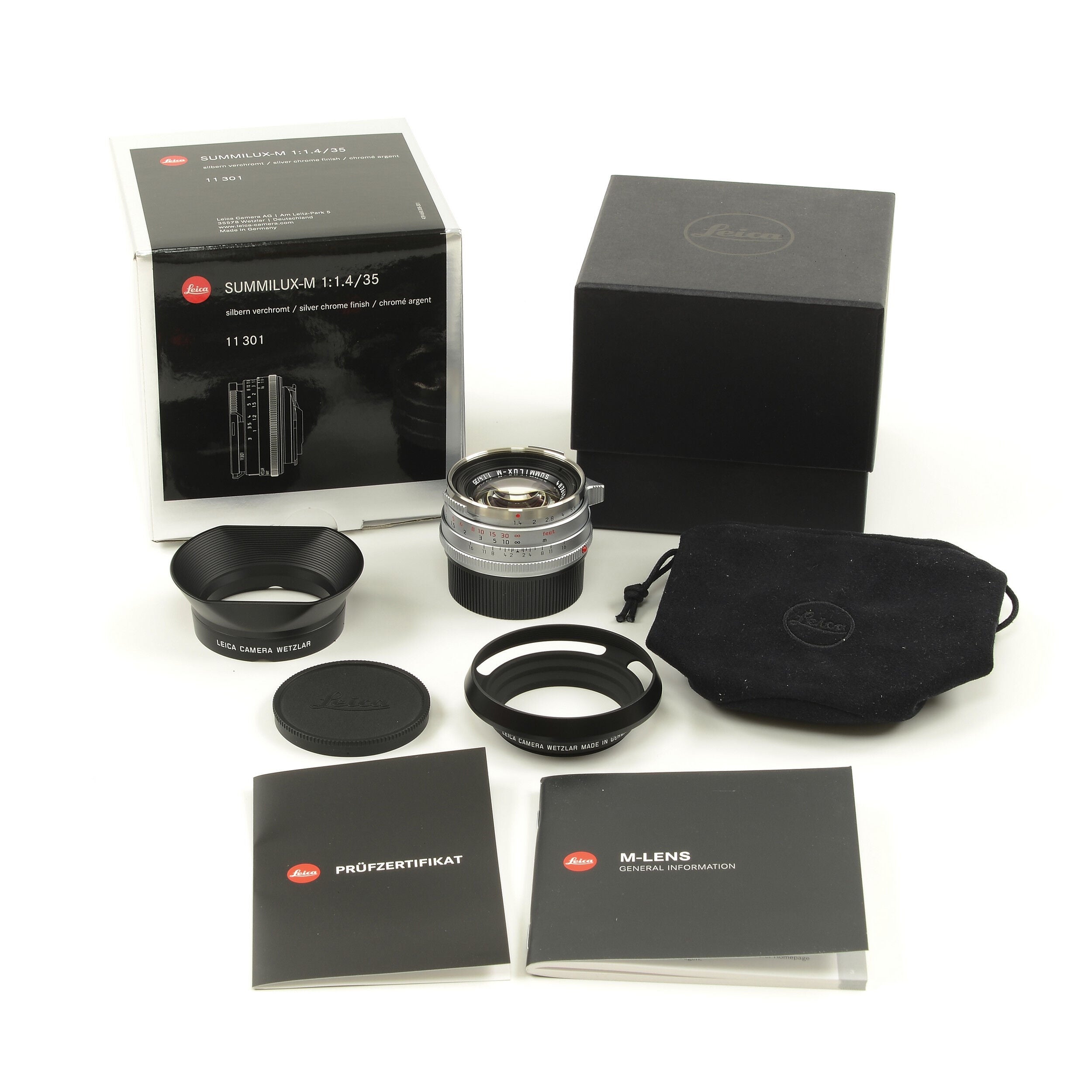 Leica 35mm f1.4 Summilux-M Classic Steel Rim Re-issue + Doos