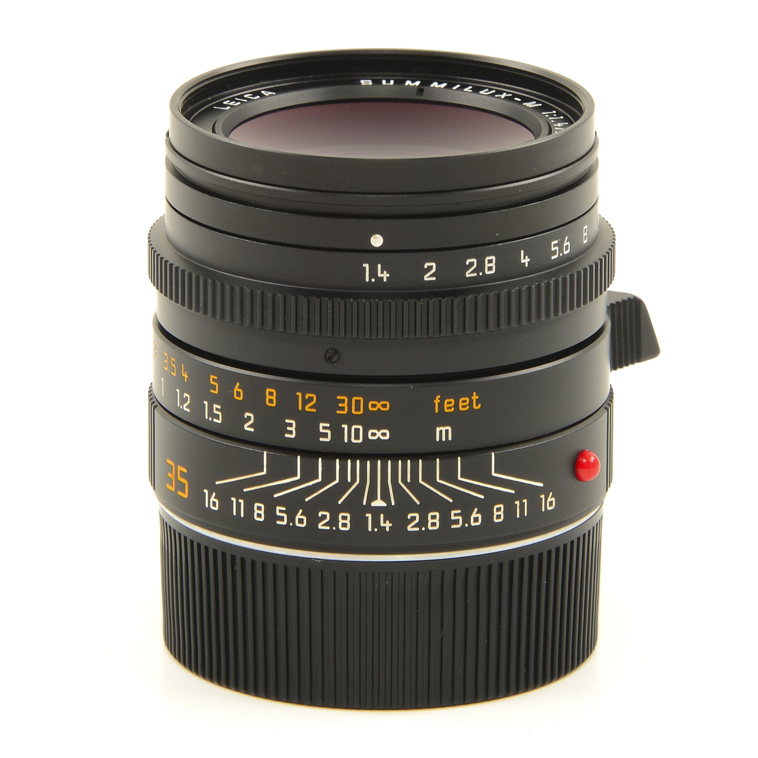 Leica 35mm f1.4 Summilux-M ASPH Zwart 6-Bit + Doos