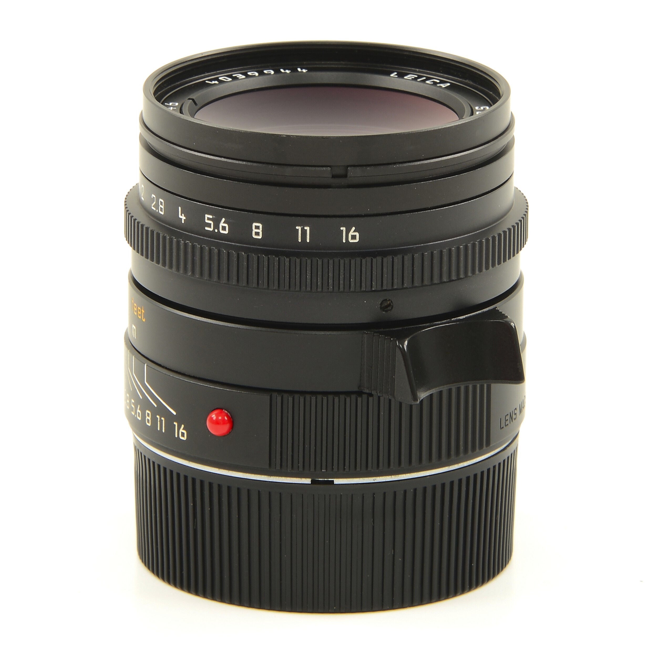Leica 35mm f1.4 Summilux-M ASPH Zwart 6-Bit + Doos