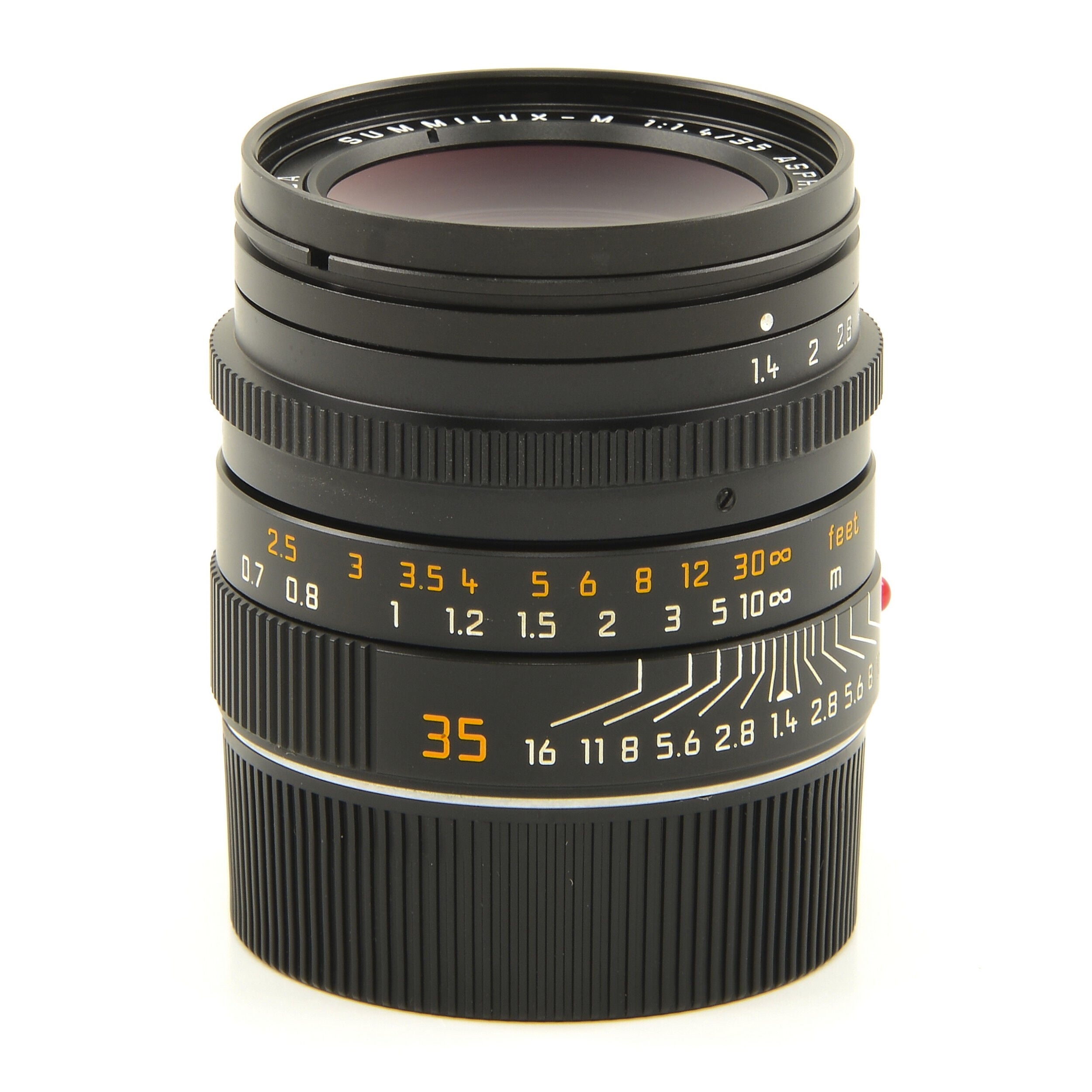 Leica 35mm f1.4 Summilux-M ASPH Zwart 6-Bit + Doos