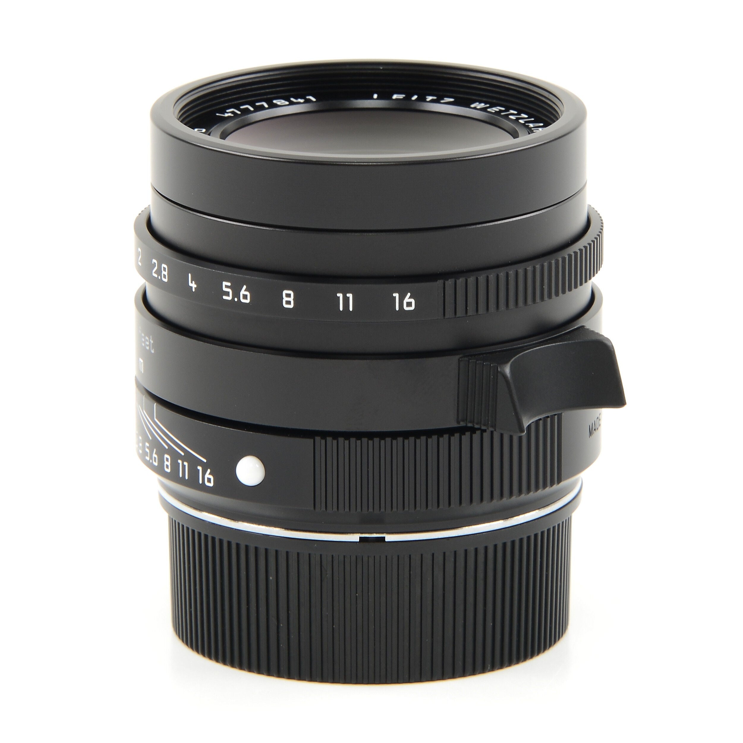 Leica 35mm f1.4 Summilux-M ASPH Zwart FLE "Leitz Wetzlar" + Doos