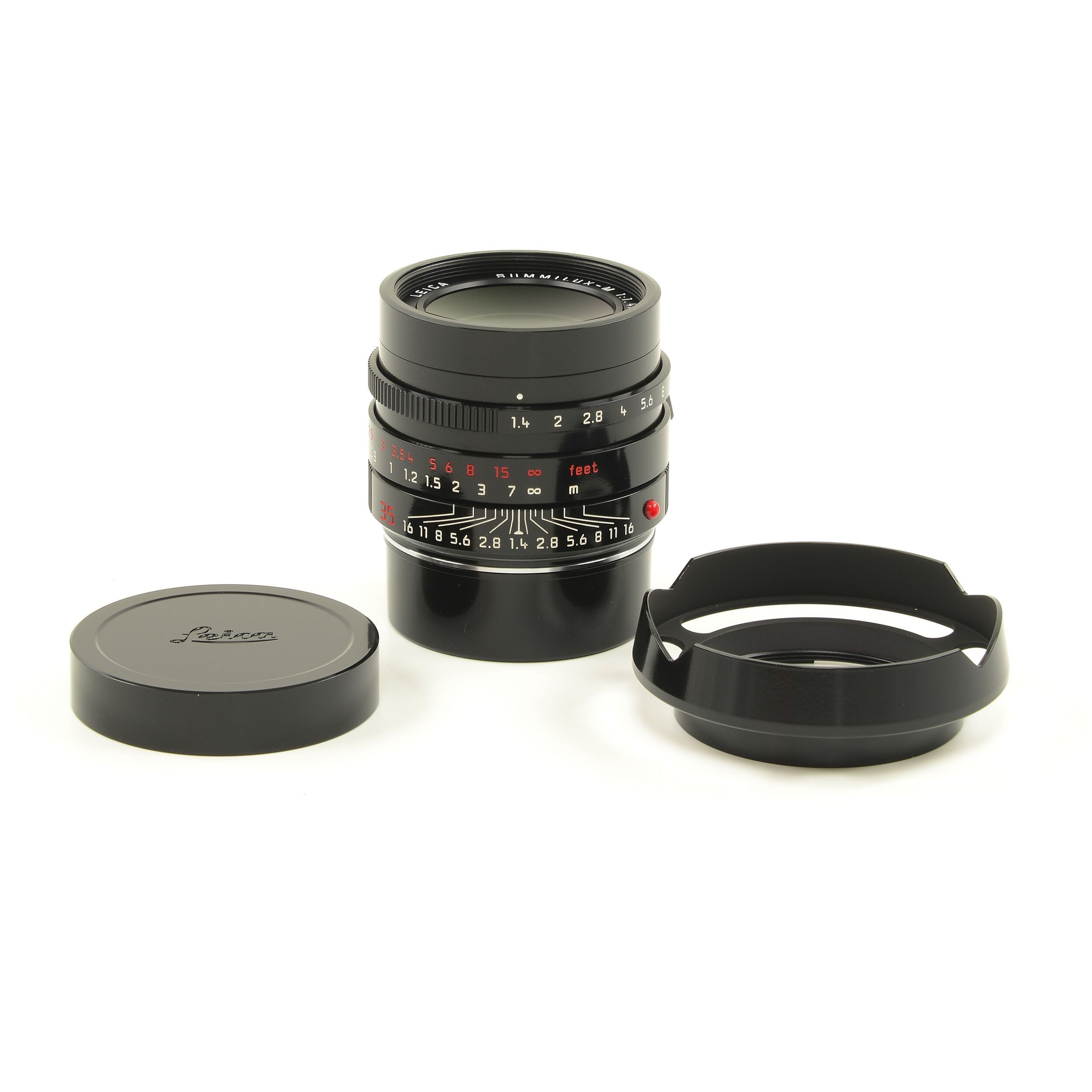 Leica 35mm f1.4 Summilux-M ASPH FLE Black Paint "70th Anniversary Republic of Korea" + Doos