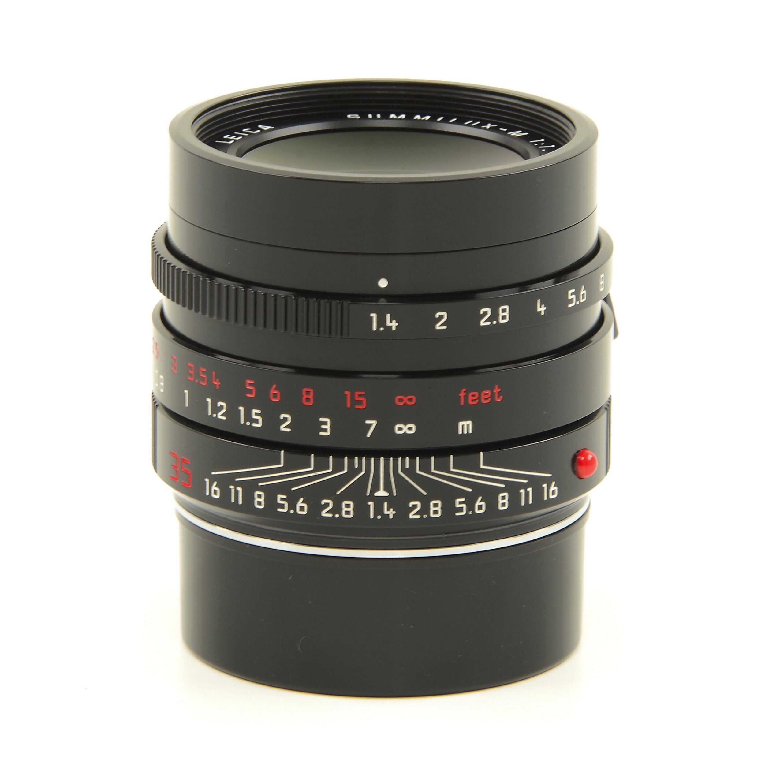 Leica 35mm f1.4 Summilux-M ASPH FLE Black Paint "70th Anniversary Republic of Korea" + Doos