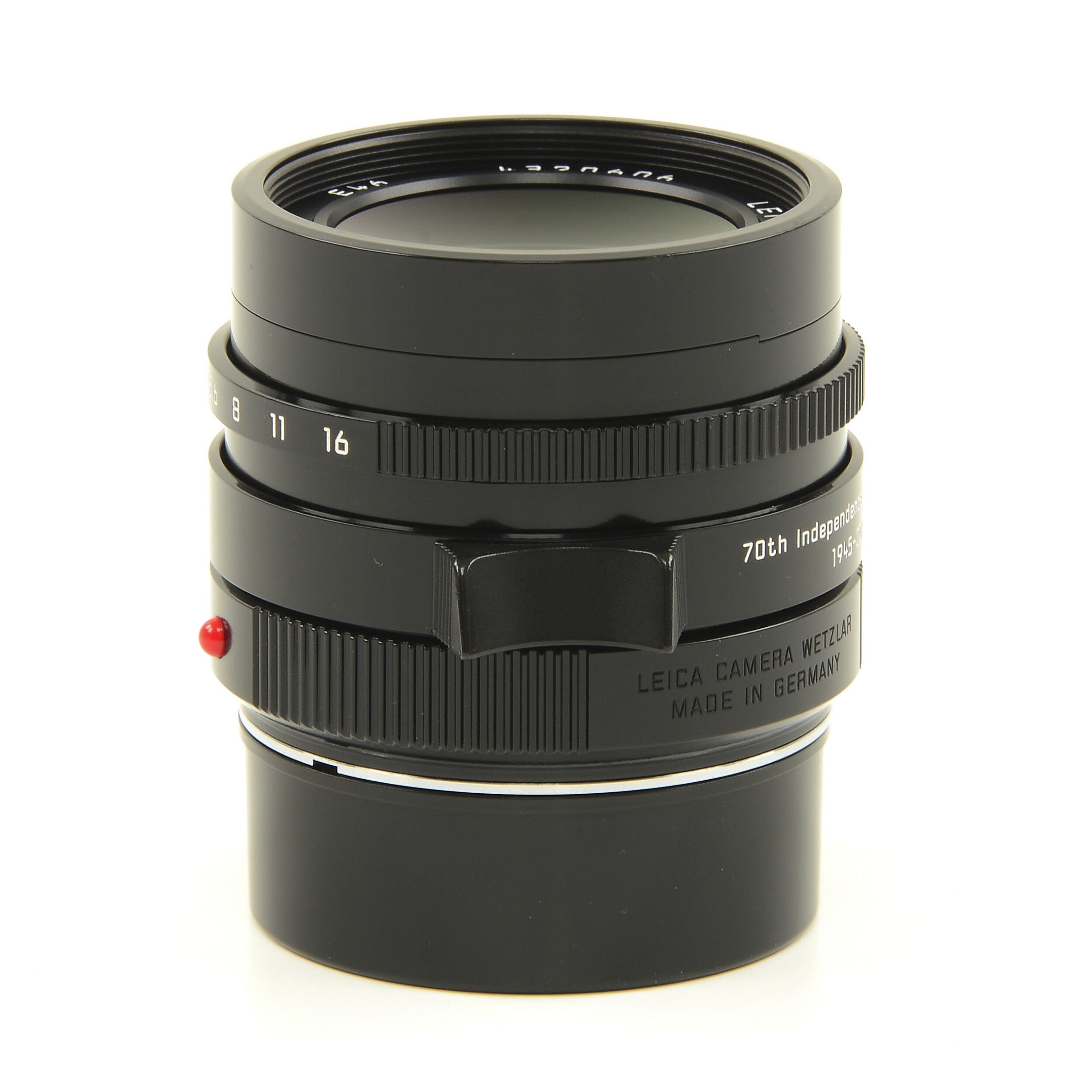 Leica 35mm f1.4 Summilux-M ASPH FLE Black Paint "70th Anniversary Republic of Korea" + Doos