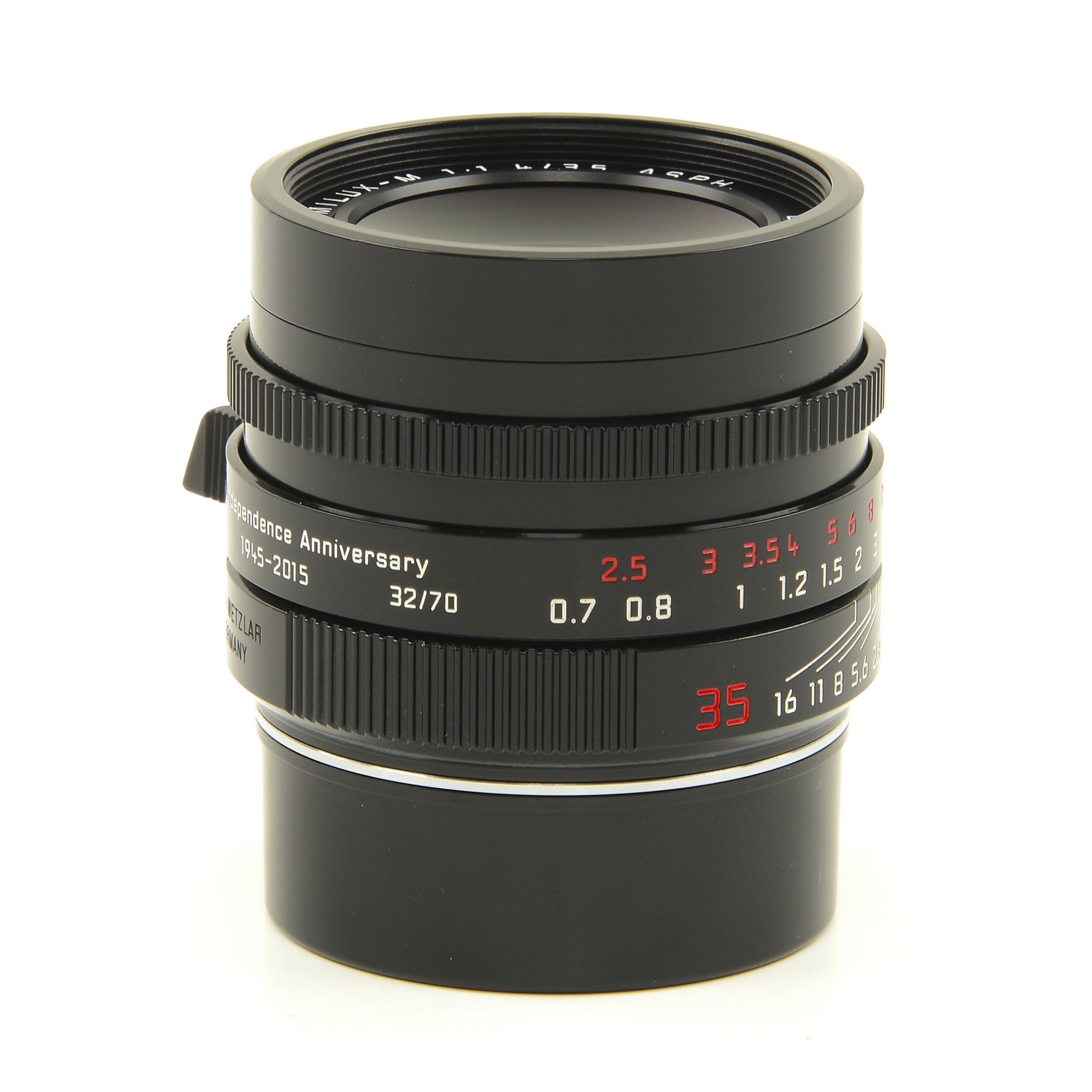 Leica 35mm f1.4 Summilux-M ASPH FLE Black Paint "70th Anniversary Republic of Korea" + Doos
