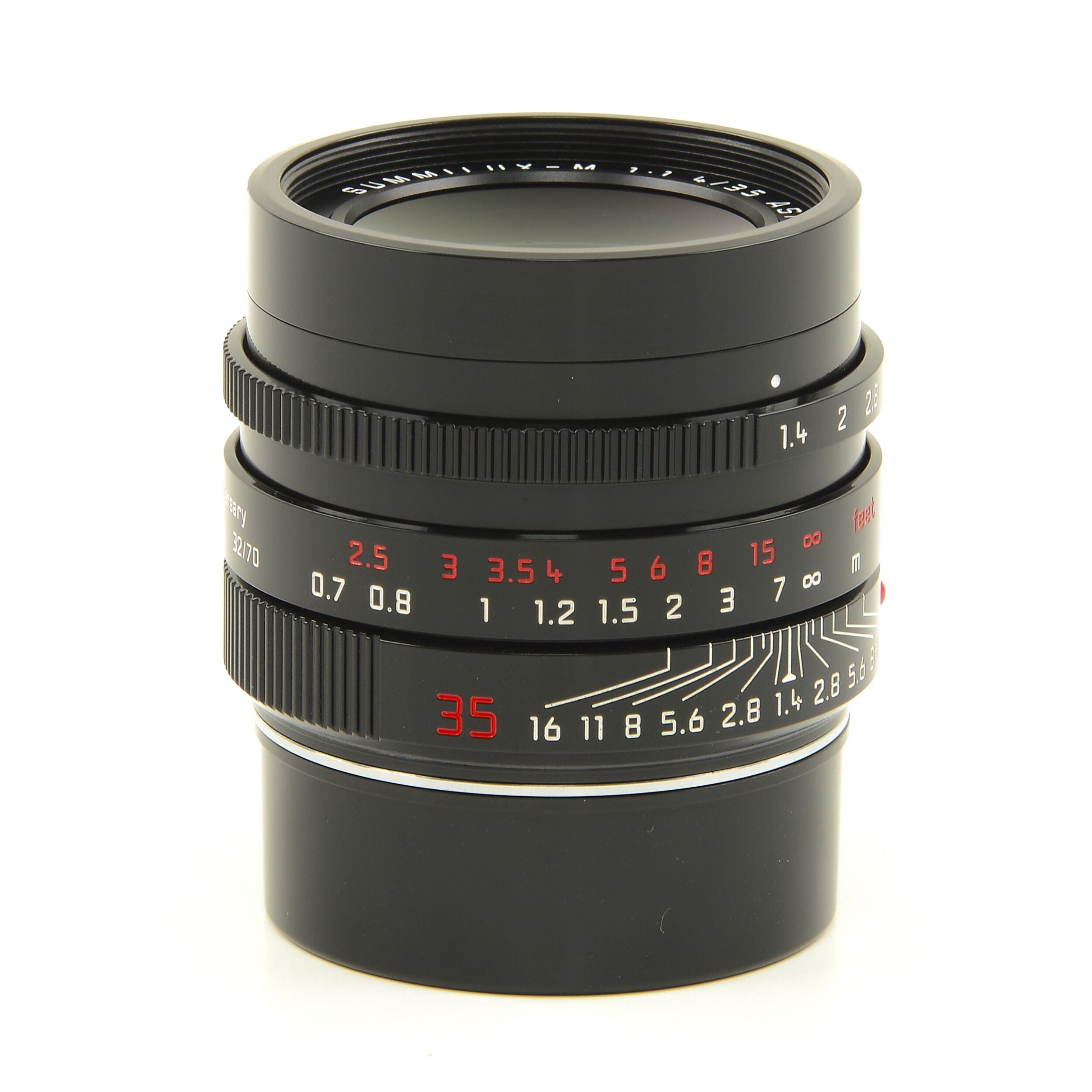 Leica 35mm f1.4 Summilux-M ASPH FLE Black Paint "70th Anniversary Republic of Korea" + Doos