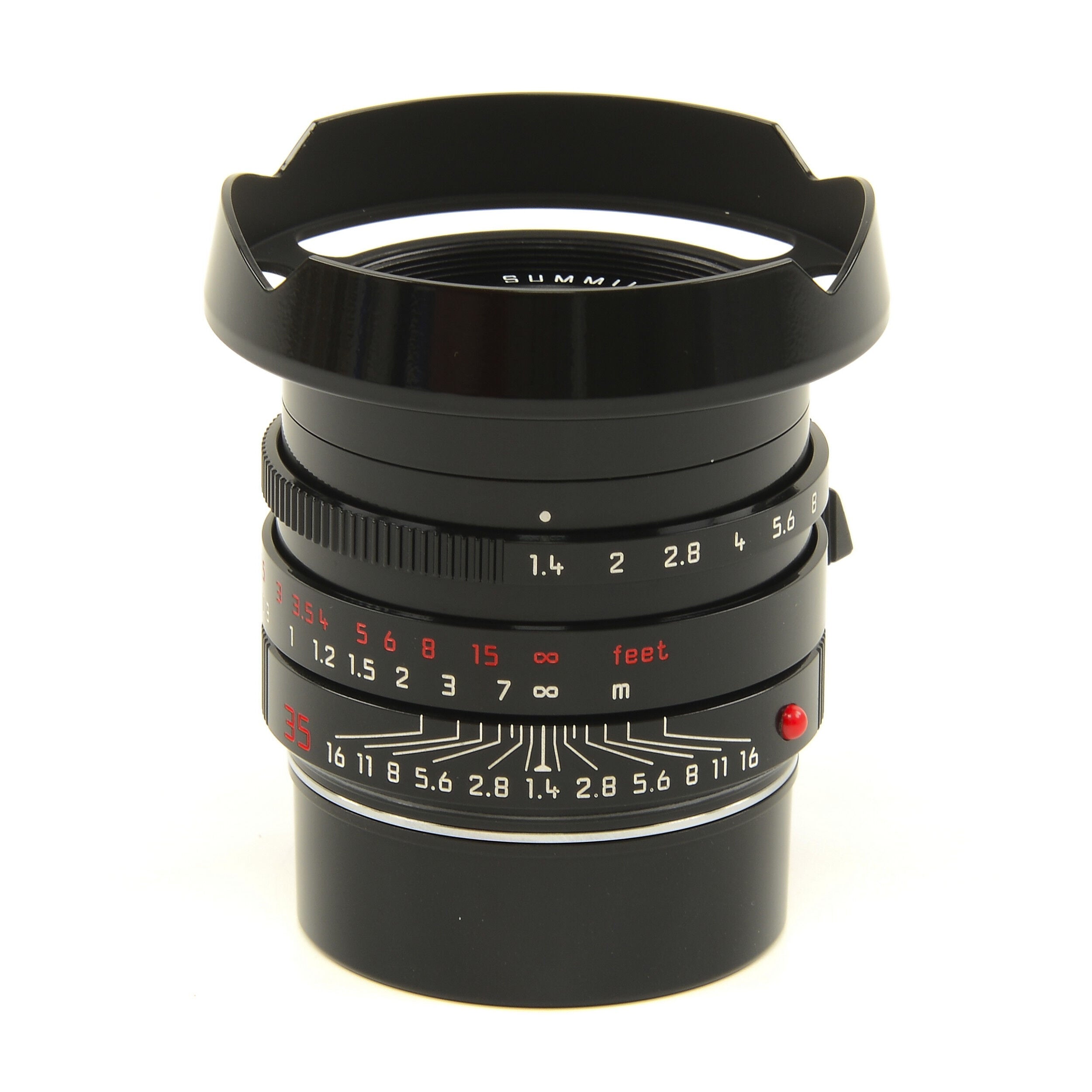 Leica 35mm f1.4 Summilux-M ASPH FLE Black Paint "70th Anniversary Republic of Korea" + Doos