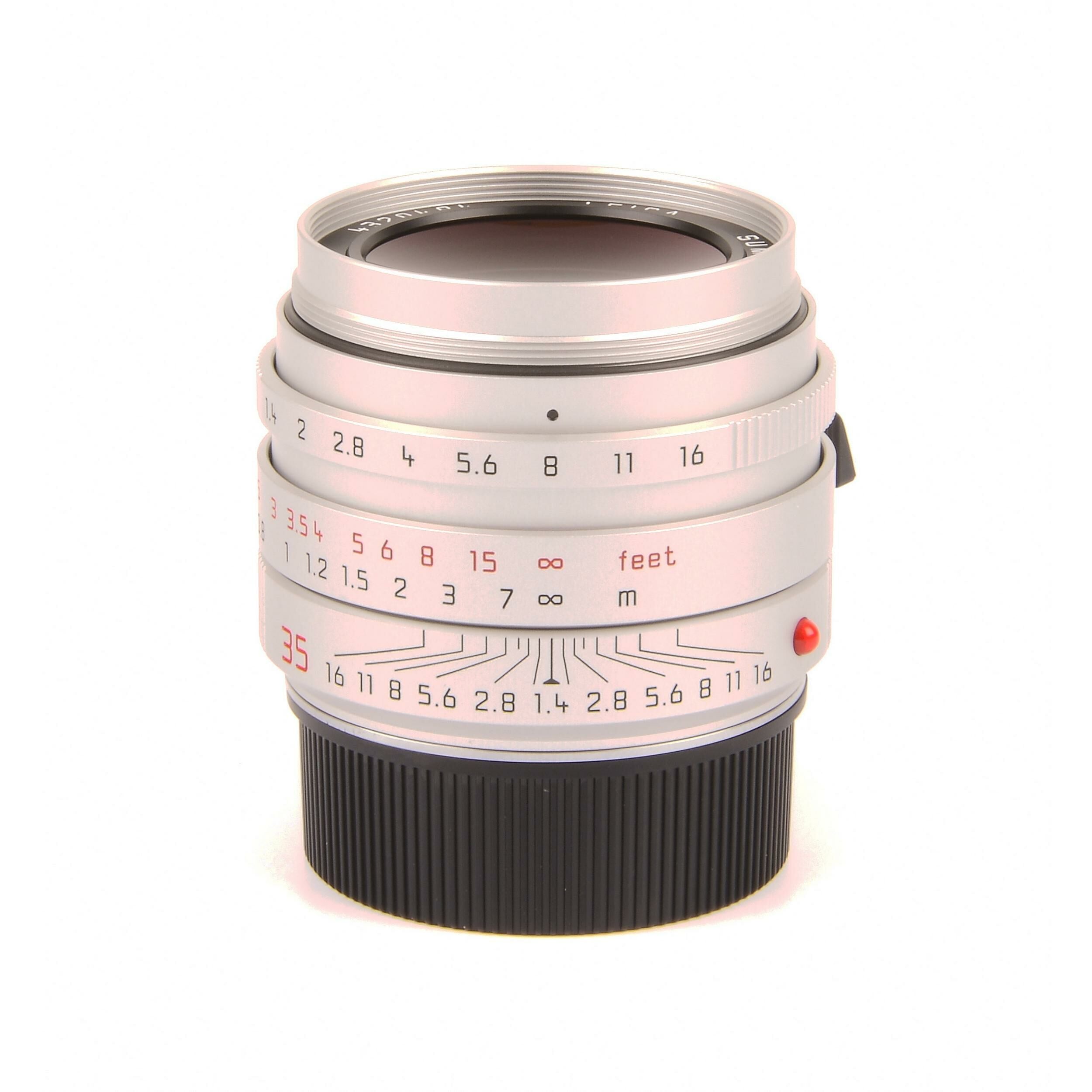 Leica 35mm f1.4 Summilux-M ASPH FLE Chroom + Doos
