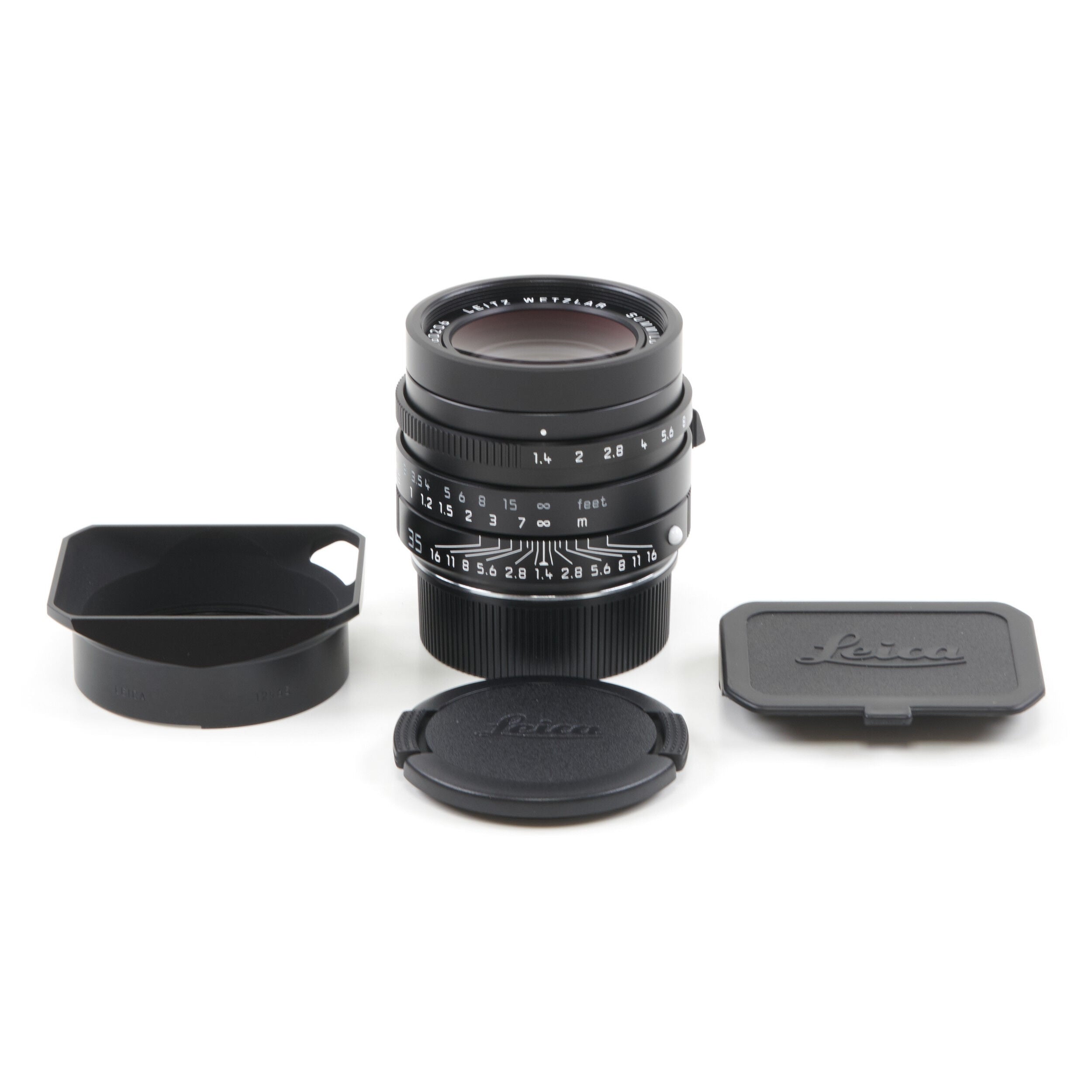 Leica 35mm f1.4 Summilux-M ASPH Zwart FLE "Leitz Wetzlar"