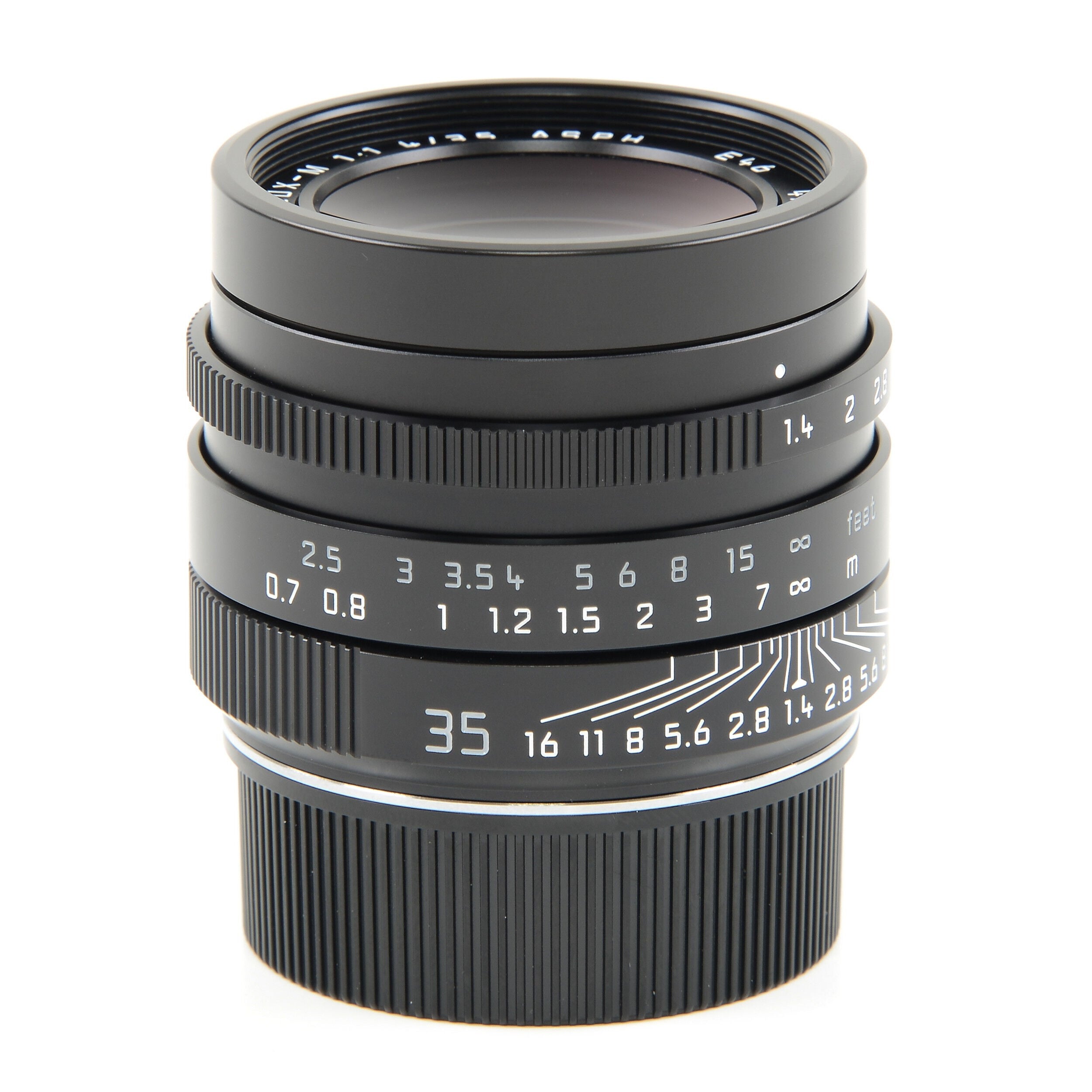 Leica 35mm f1.4 Summilux-M ASPH Zwart FLE "Leitz Wetzlar" + Doos