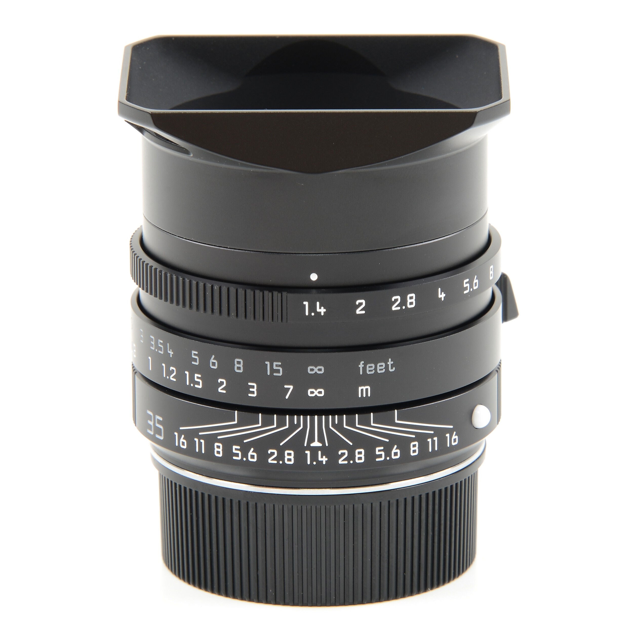 Leica 35mm f1.4 Summilux-M ASPH Zwart FLE "Leitz Wetzlar" + Doos