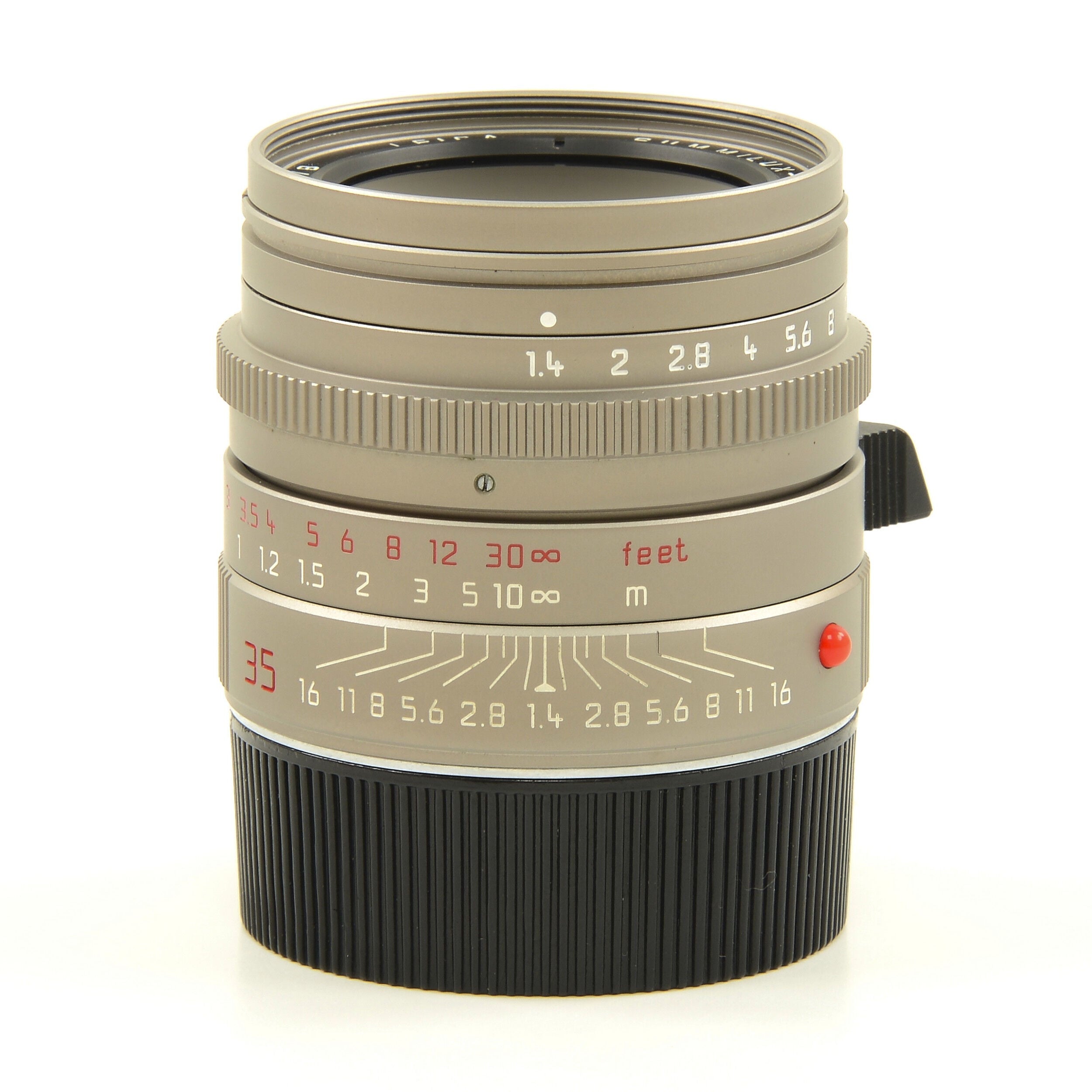 Leica 35mm f1.4 Summilux-M ASPH Titanium + Doos Zeldzaam