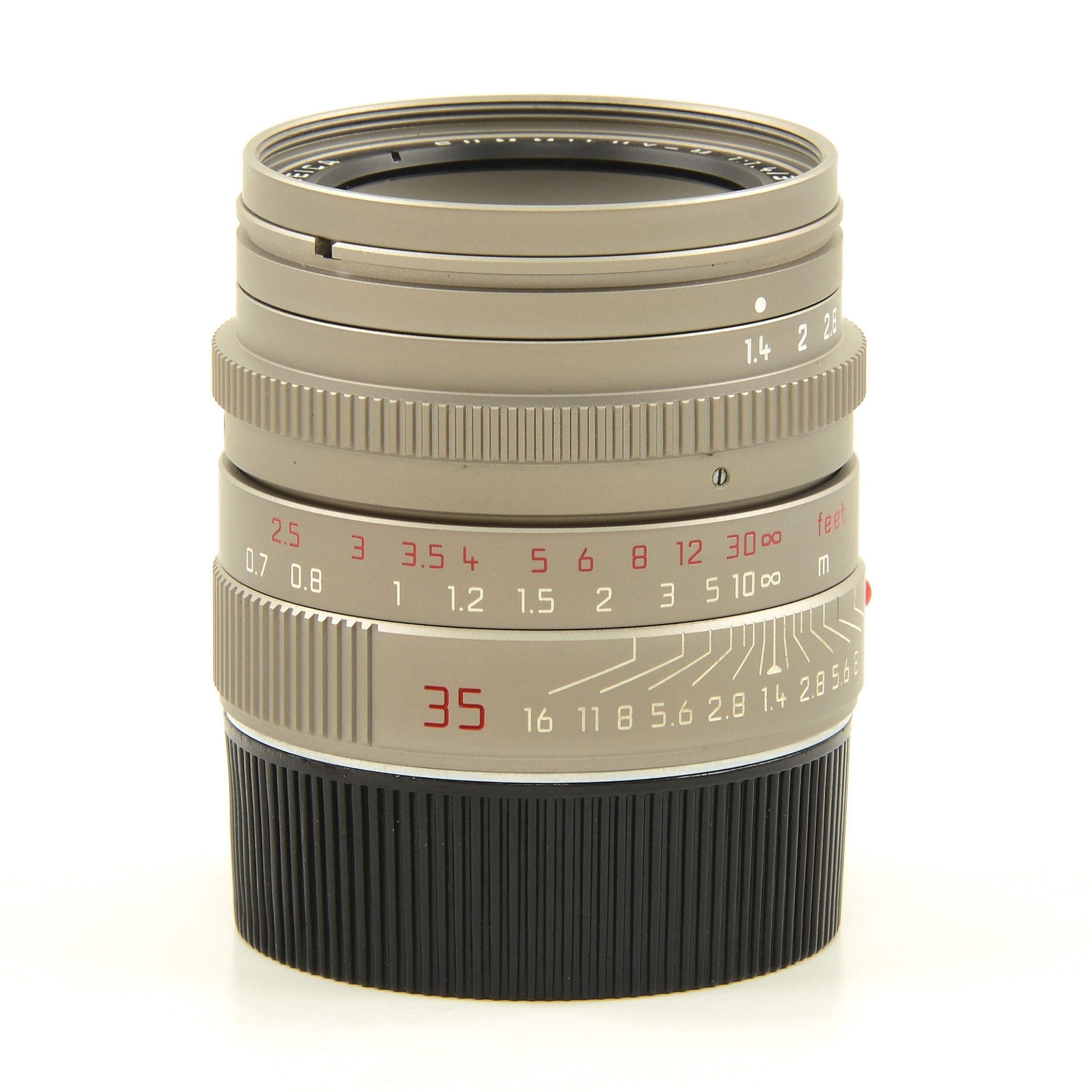 Leica 35mm f1.4 Summilux-M ASPH Titanium + Doos Zeldzaam