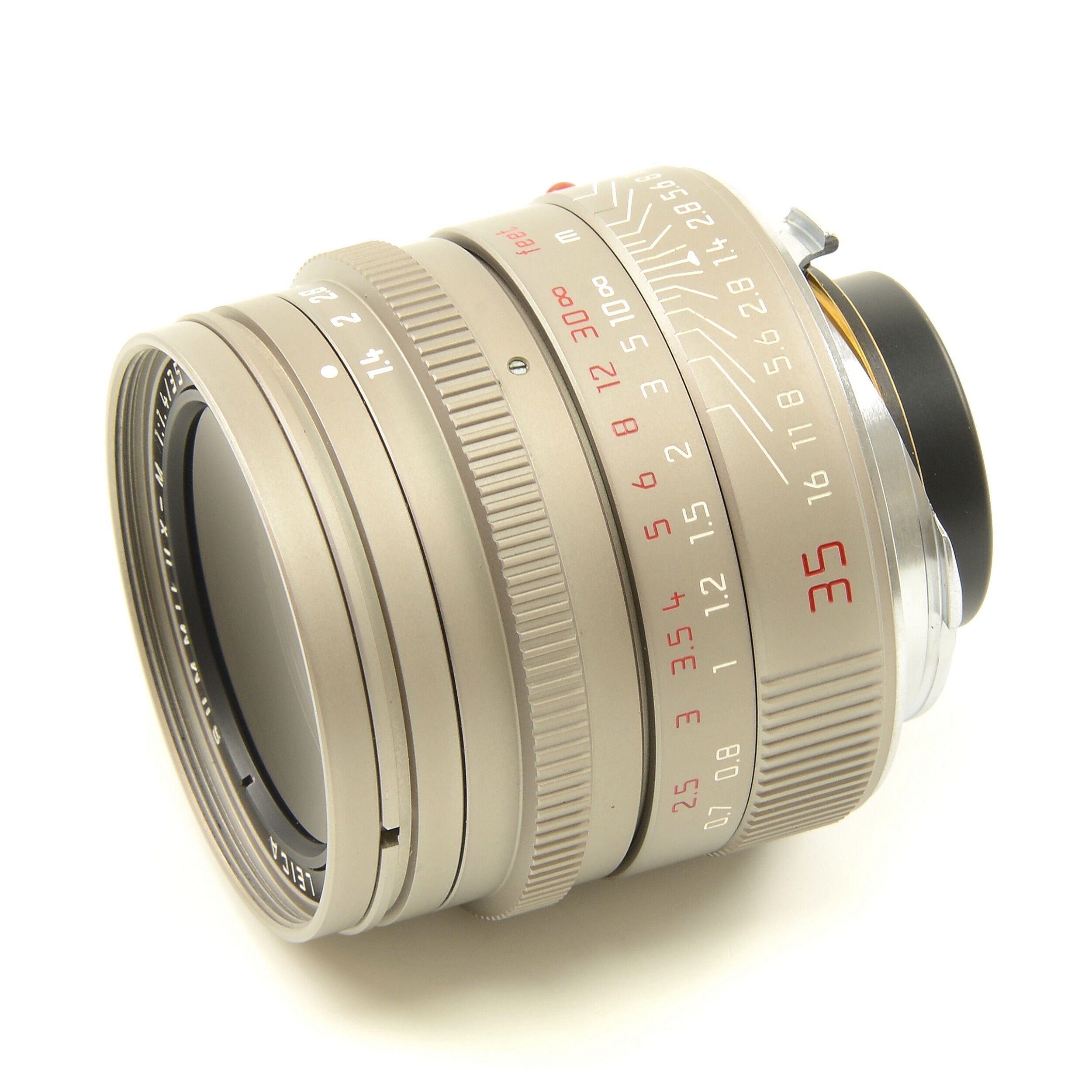 Leica 35mm f1.4 Summilux-M ASPH Titanium + Doos Zeldzaam