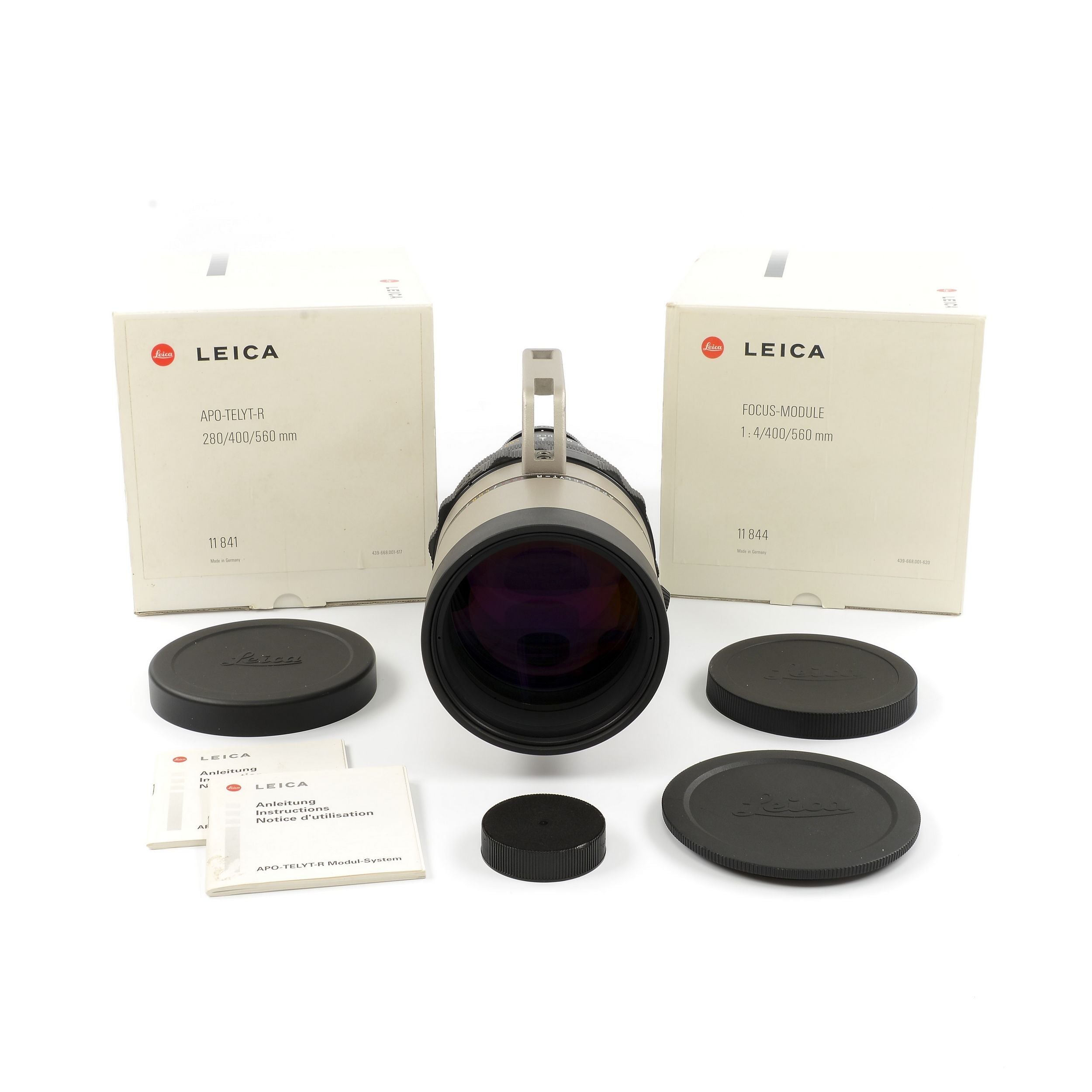 Leica 400mm f4 APO-Telyt-R Module Lens Set + Doos