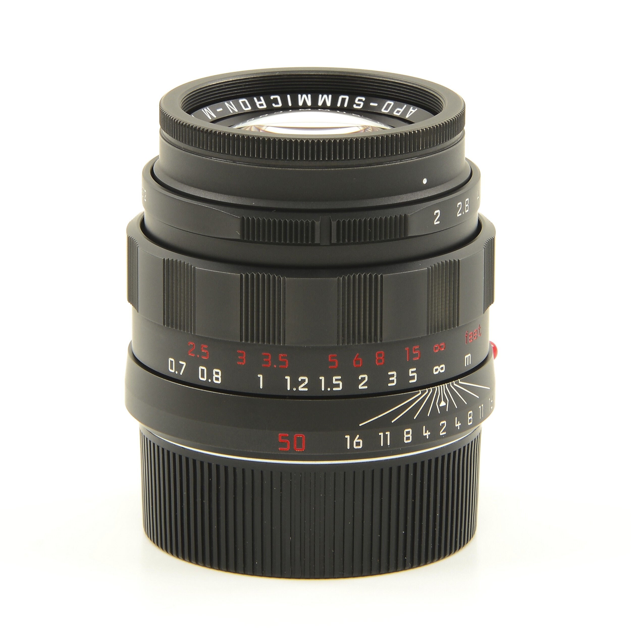 Leica 50mm f2 APO-Summicron-M ASPH Black Chrome Limited Edition + Doos