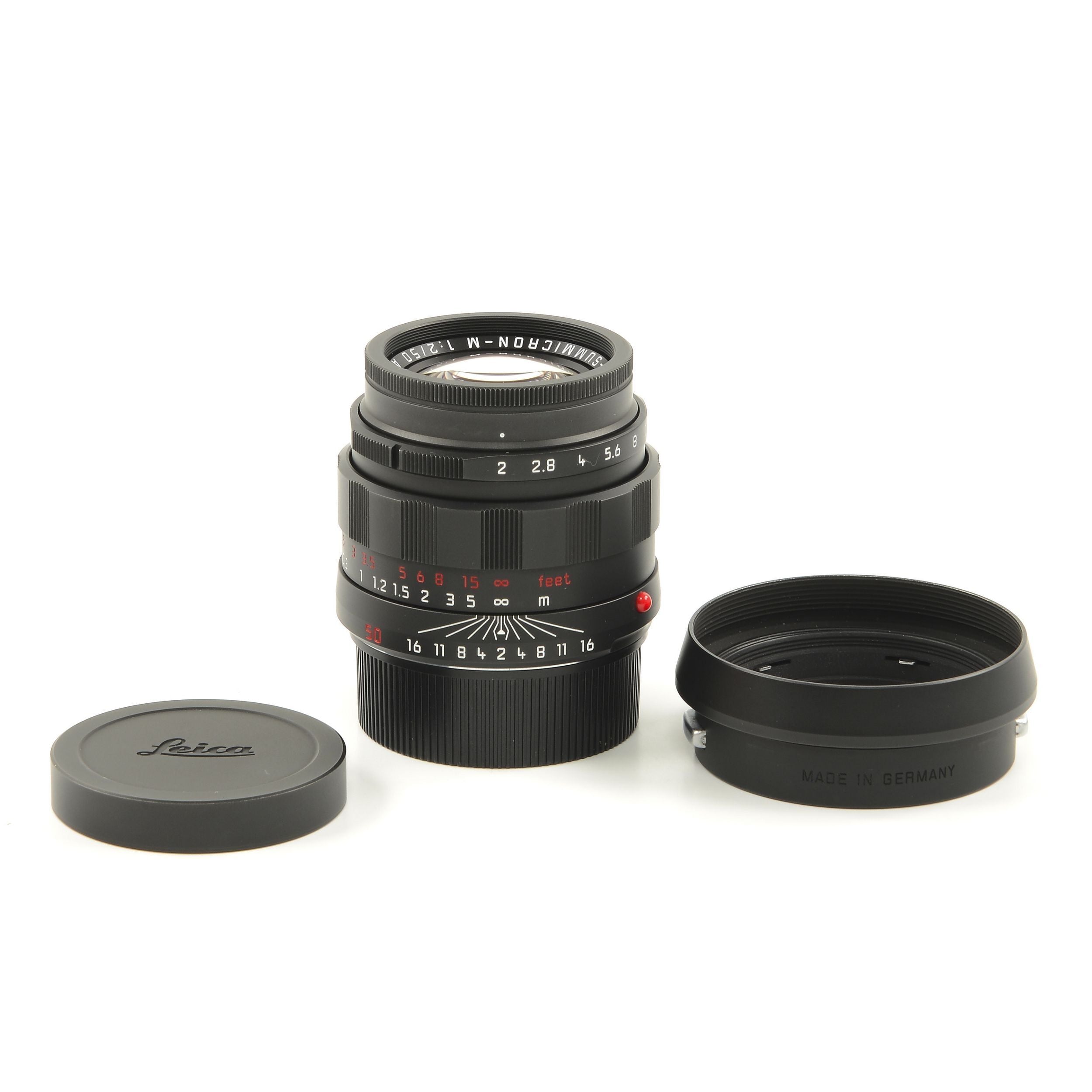 Leica 50mm f2 APO-Summicron-M ASPH Black Chrome Limited Edition + Doos