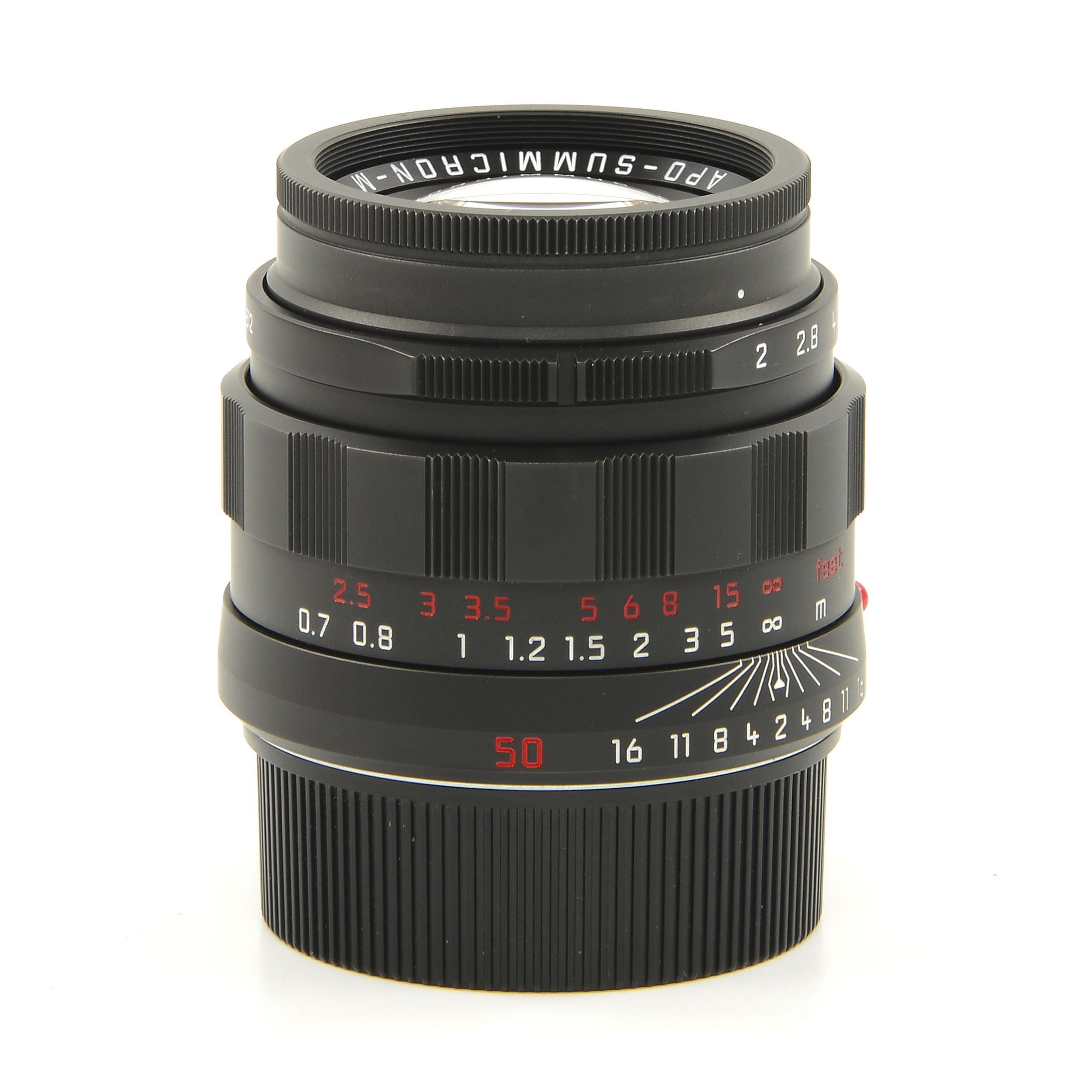 Leica 50mm f2 APO-Summicron-M ASPH Black Chrome Limited Edition + Doos