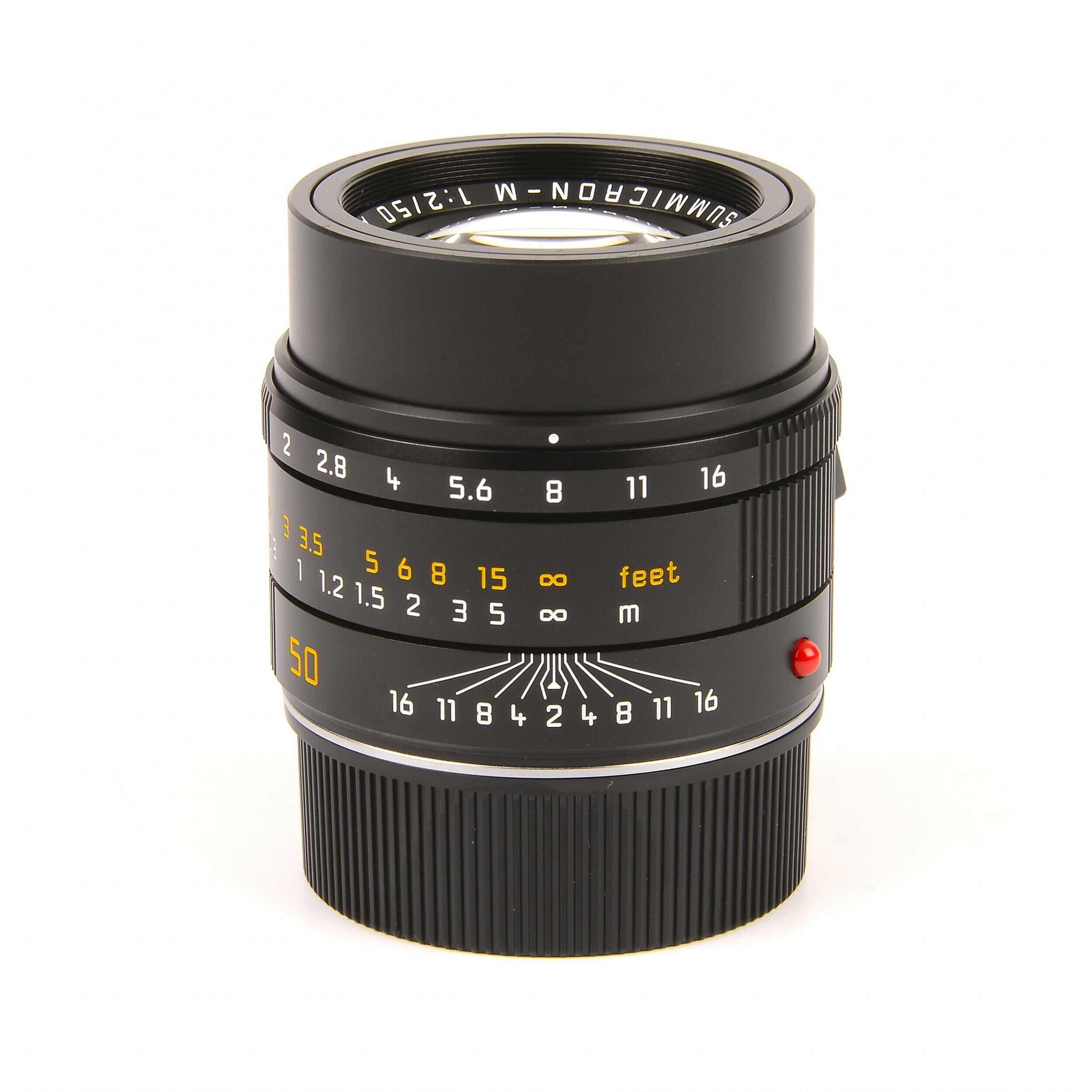 Leica 50mm f2 APO-Summicron-M ASPH Zwart+ Doos