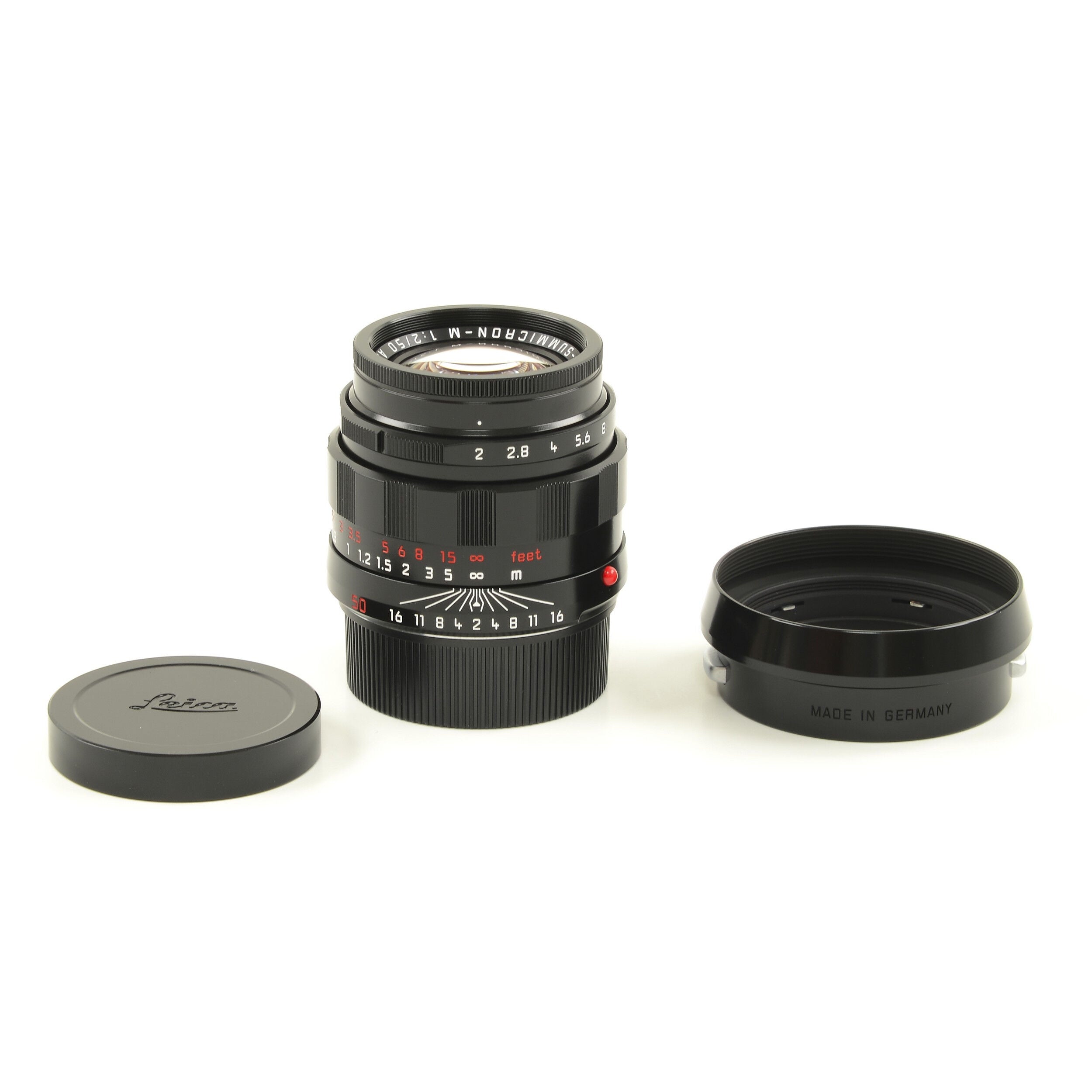 Leica 50mm f2 APO-Summicron-M ASPH LHSA Black Paint + Doos