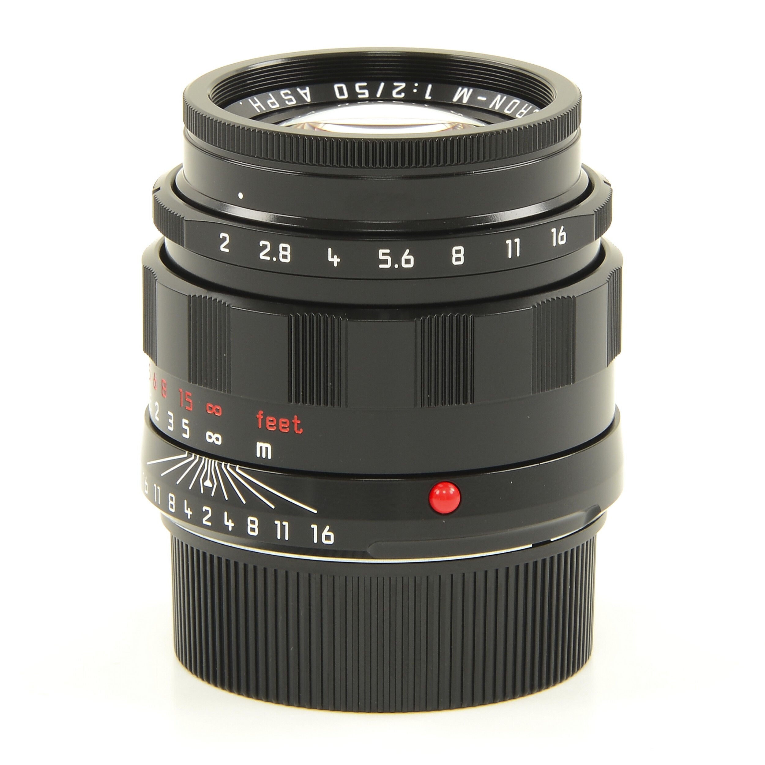 Leica 50mm f2 APO-Summicron-M ASPH LHSA Black Paint + Doos