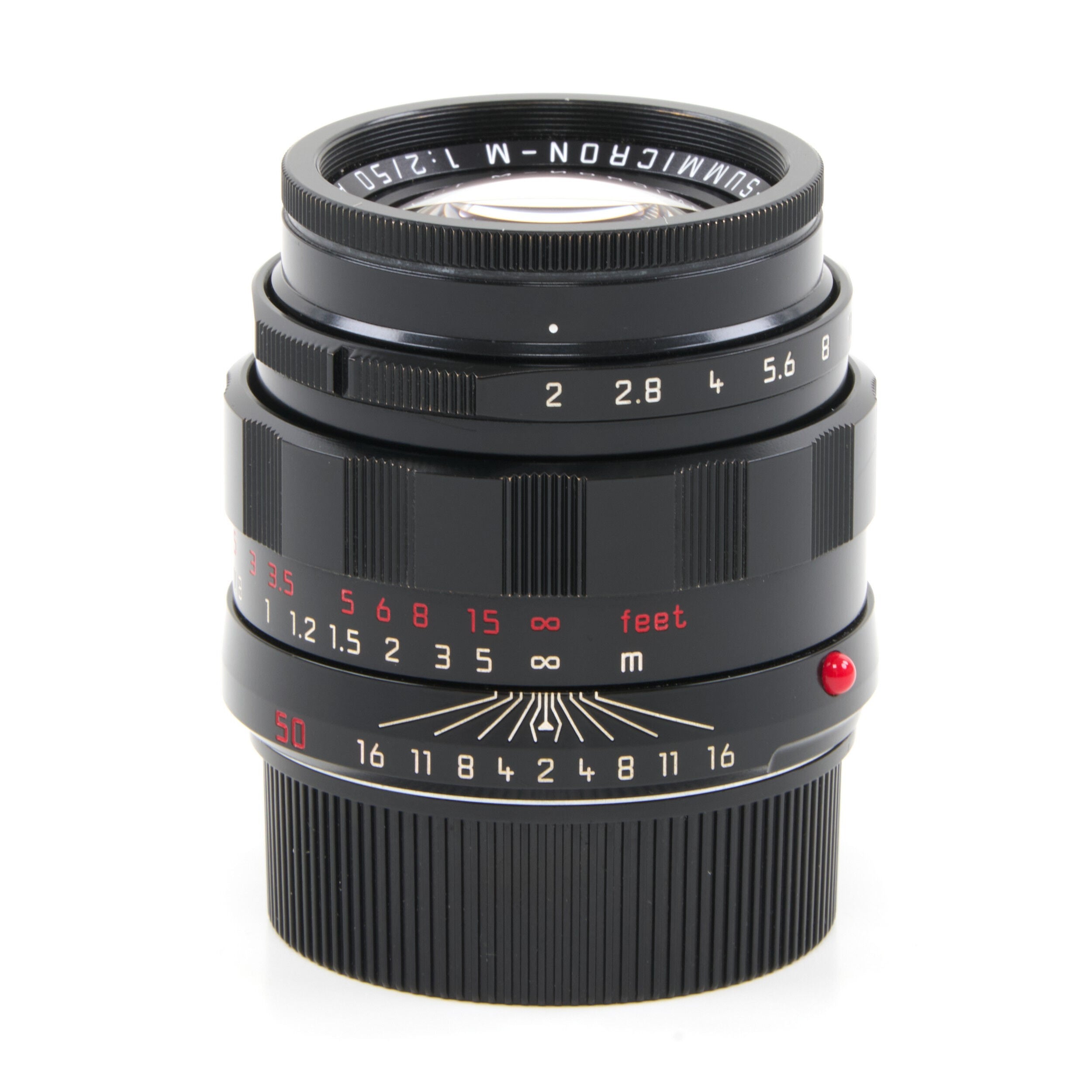 Leica 50mm f2 APO-Summicron-M ASPH LHSA Black Paint Zwart Lak + Doos