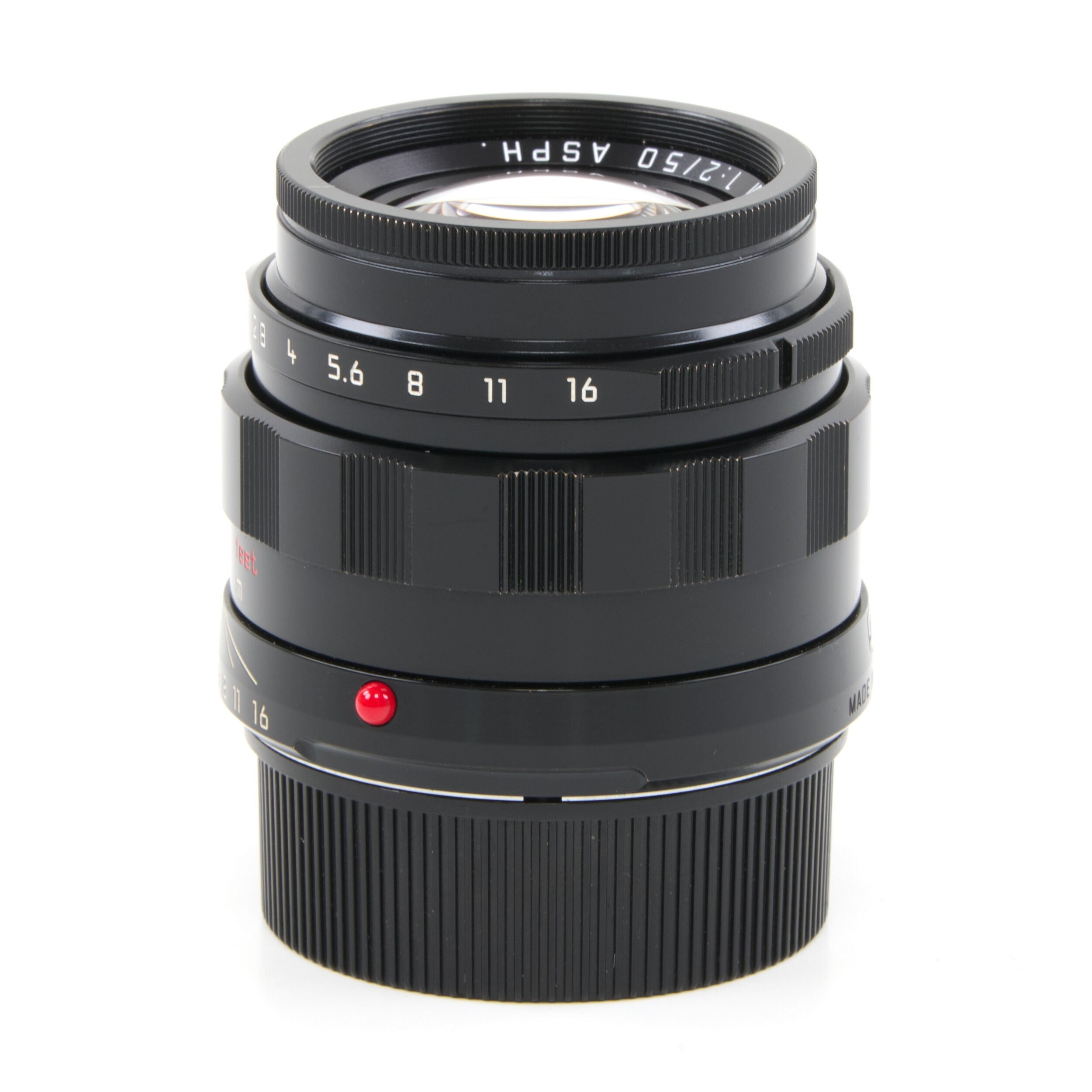 Leica 50mm f2 APO-Summicron-M ASPH LHSA Black Paint Zwart Lak + Doos