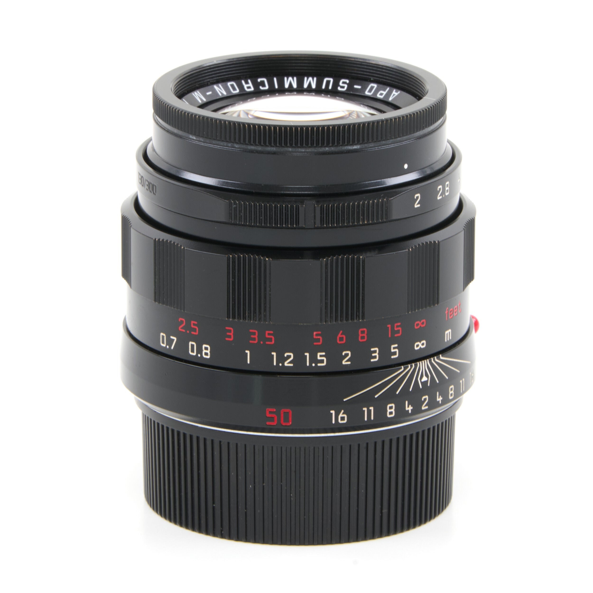 Leica 50mm f2 APO-Summicron-M ASPH LHSA Black Paint Zwart Lak + Doos