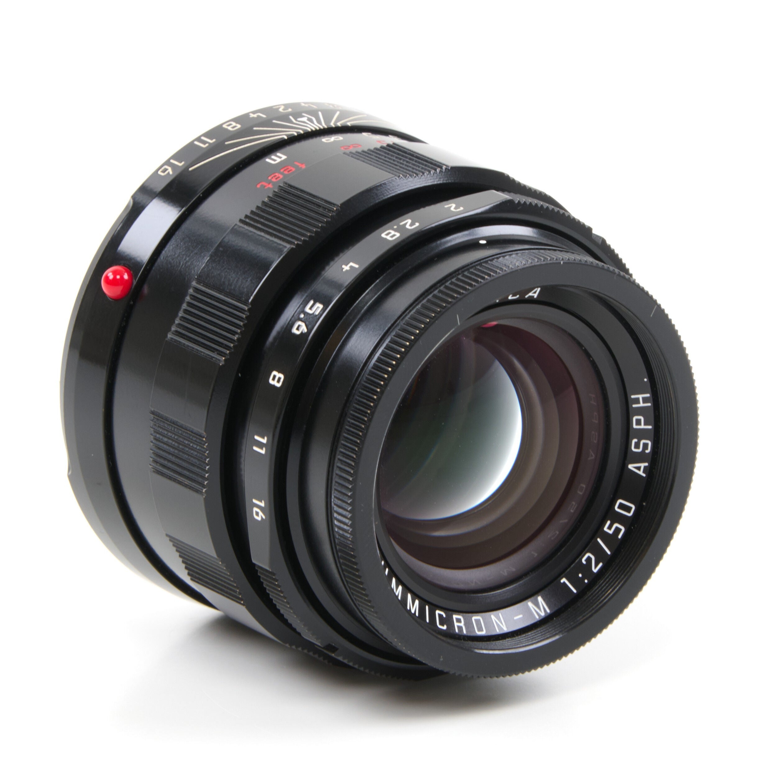Leica 50mm f2 APO-Summicron-M ASPH LHSA Black Paint Zwart Lak + Doos