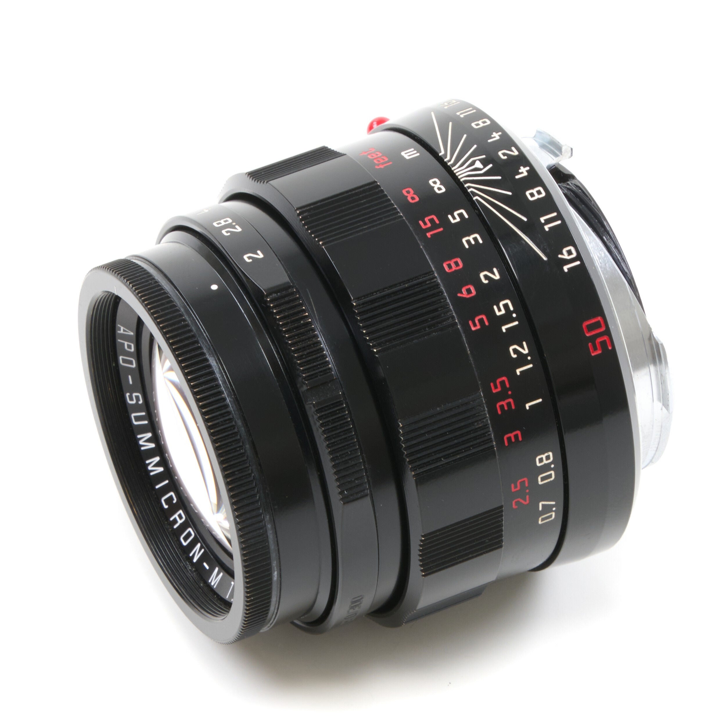 Leica 50mm f2 APO-Summicron-M ASPH LHSA Black Paint Zwart Lak + Doos