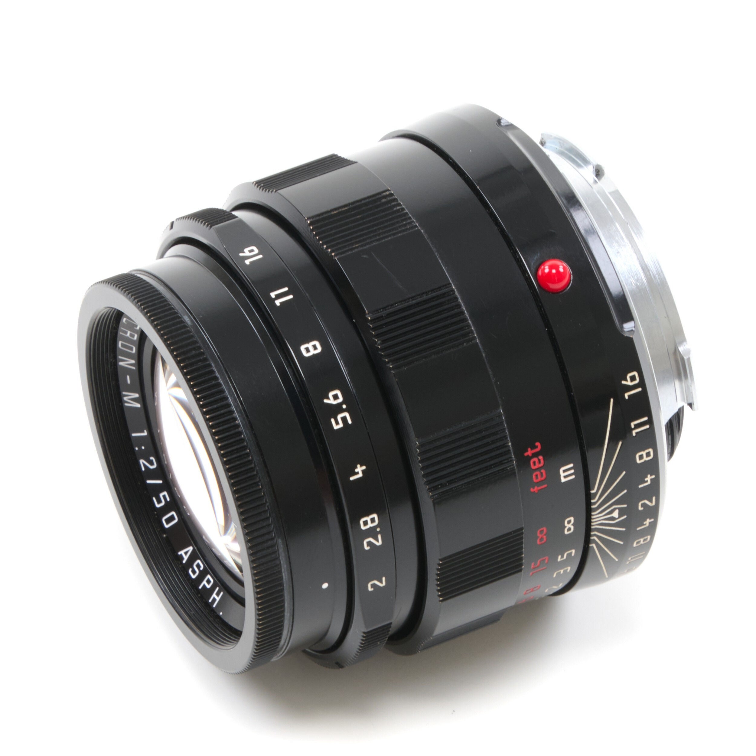 Leica 50mm f2 APO-Summicron-M ASPH LHSA Black Paint Zwart Lak + Doos