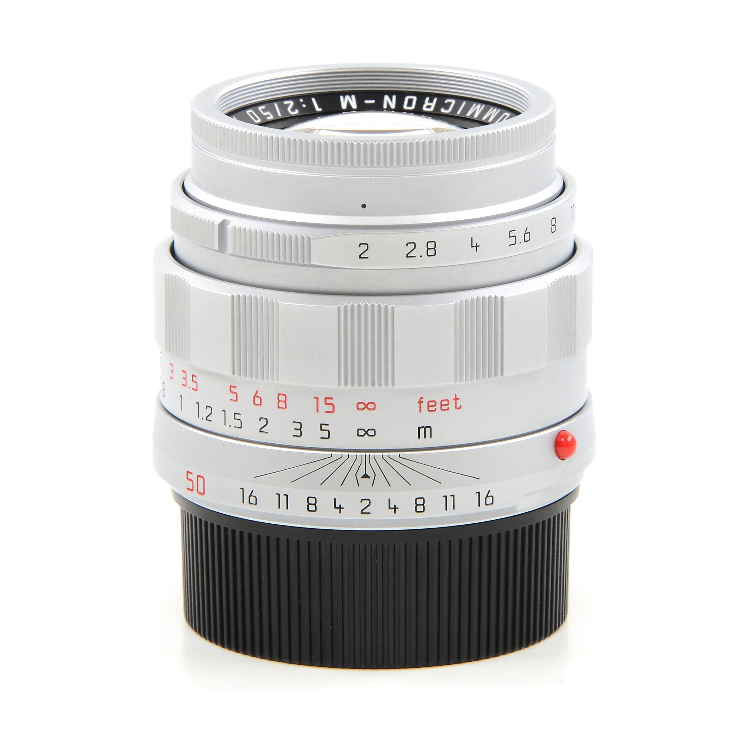 Leica 50mm f2 APO-Summicron-M ASPH LHSA Zilver + Doos