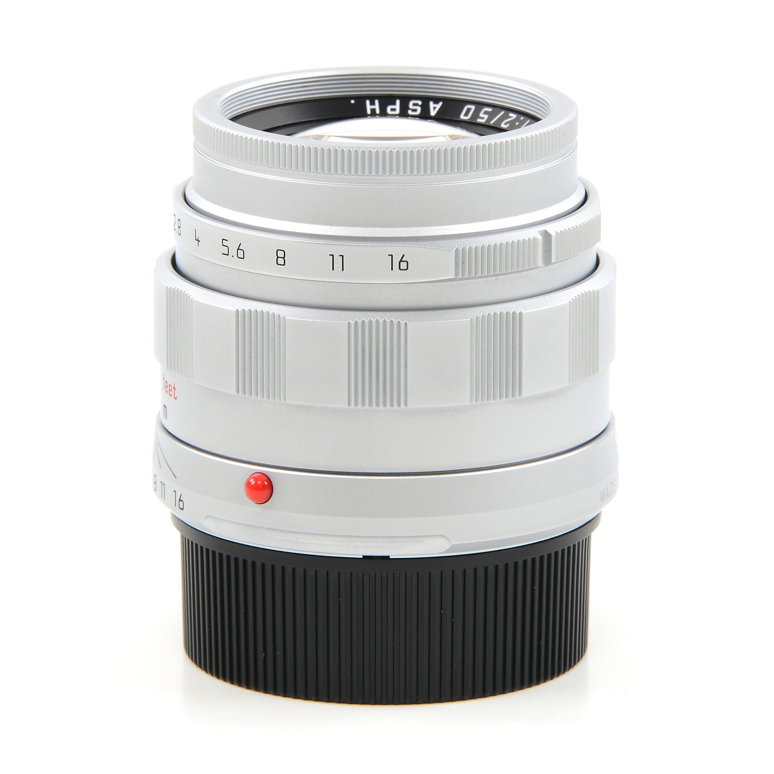 Leica 50mm f2 APO-Summicron-M ASPH LHSA Zilver + Doos