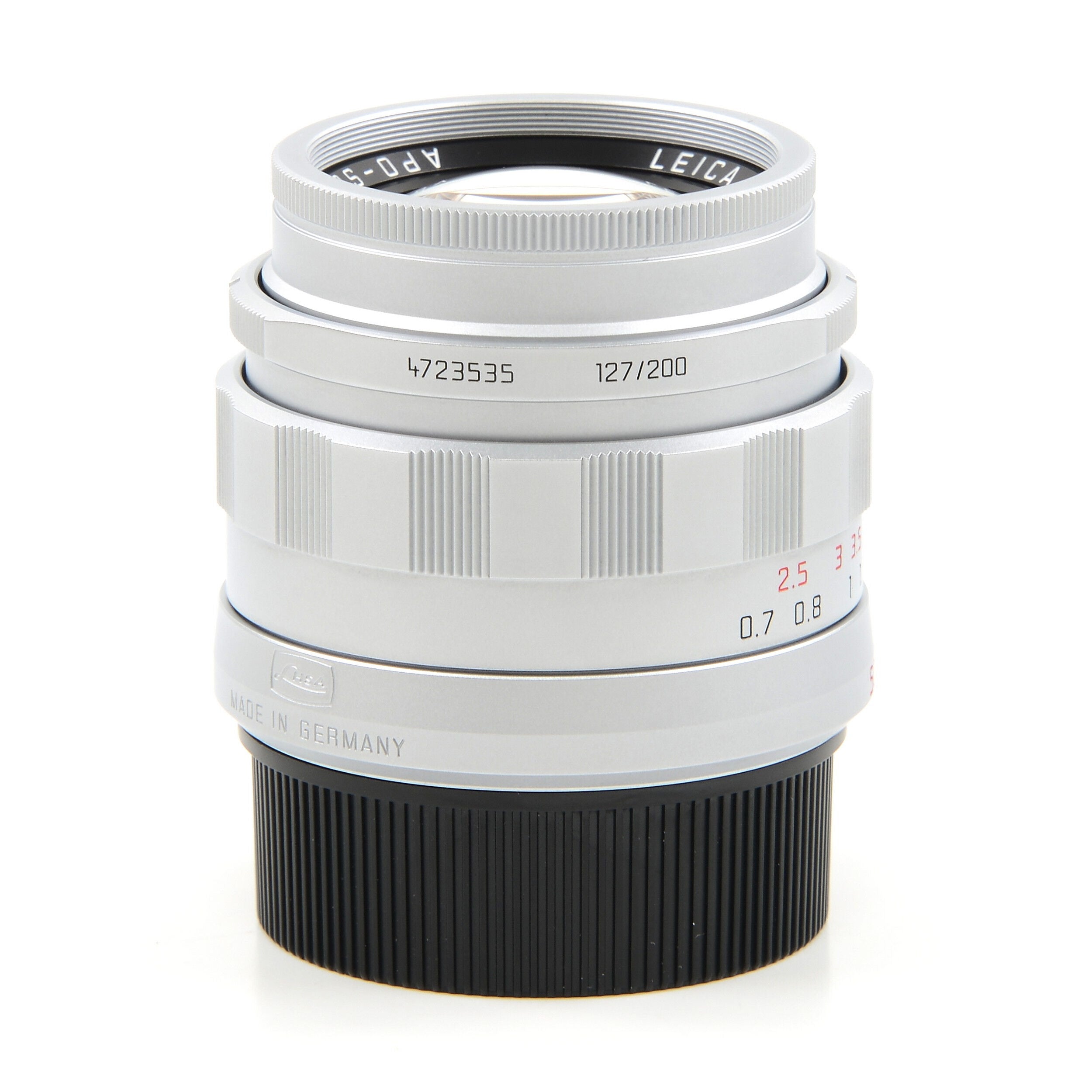 Leica 50mm f2 APO-Summicron-M ASPH LHSA Zilver + Doos