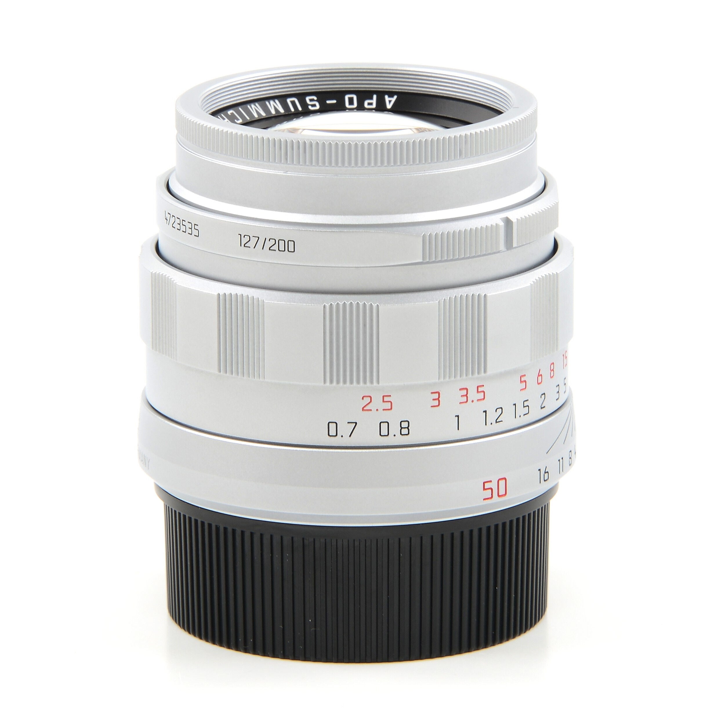 Leica 50mm f2 APO-Summicron-M ASPH LHSA Zilver + Doos