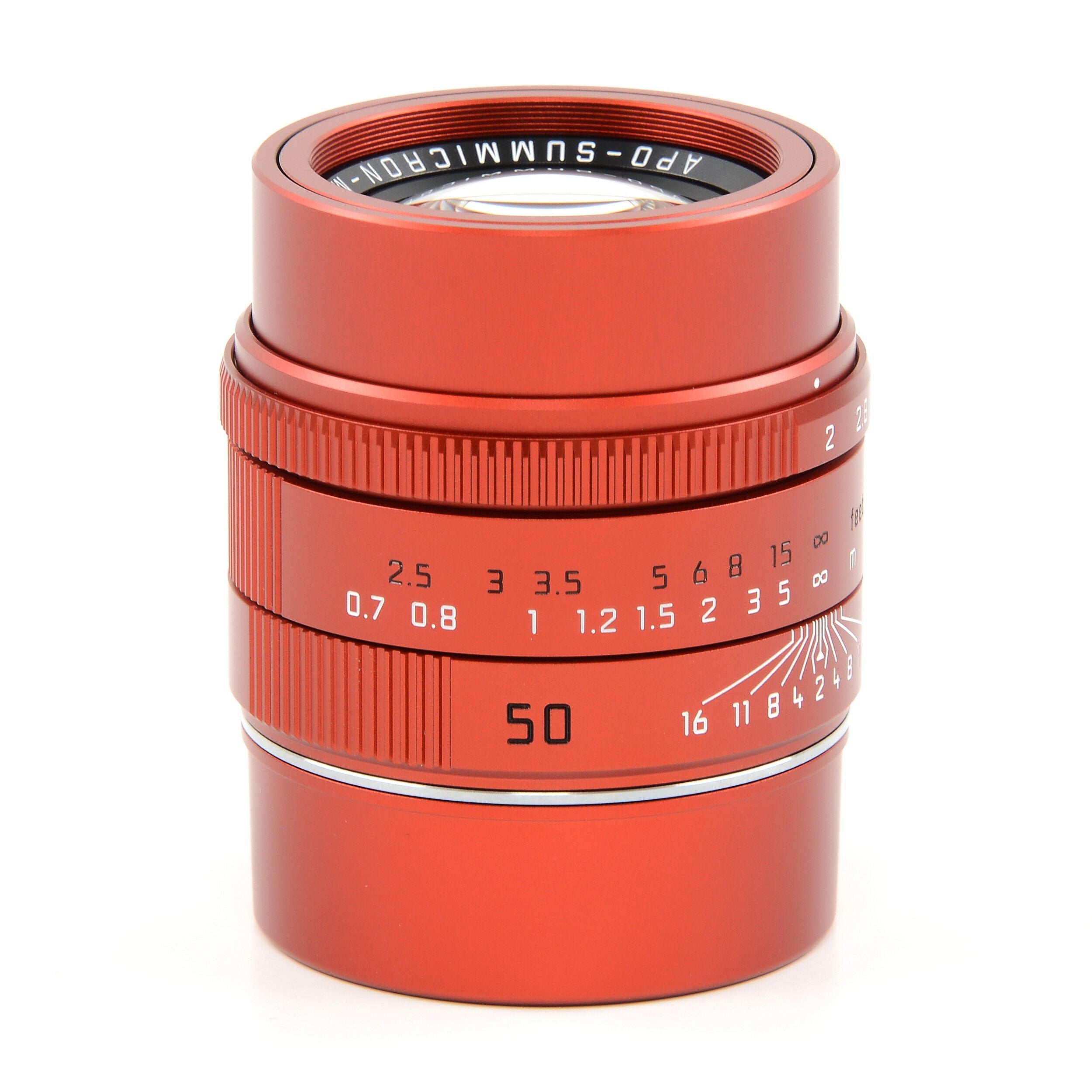 Leica 50mm f2 APO-Summicron Red Anodized Limited Edition + Doos