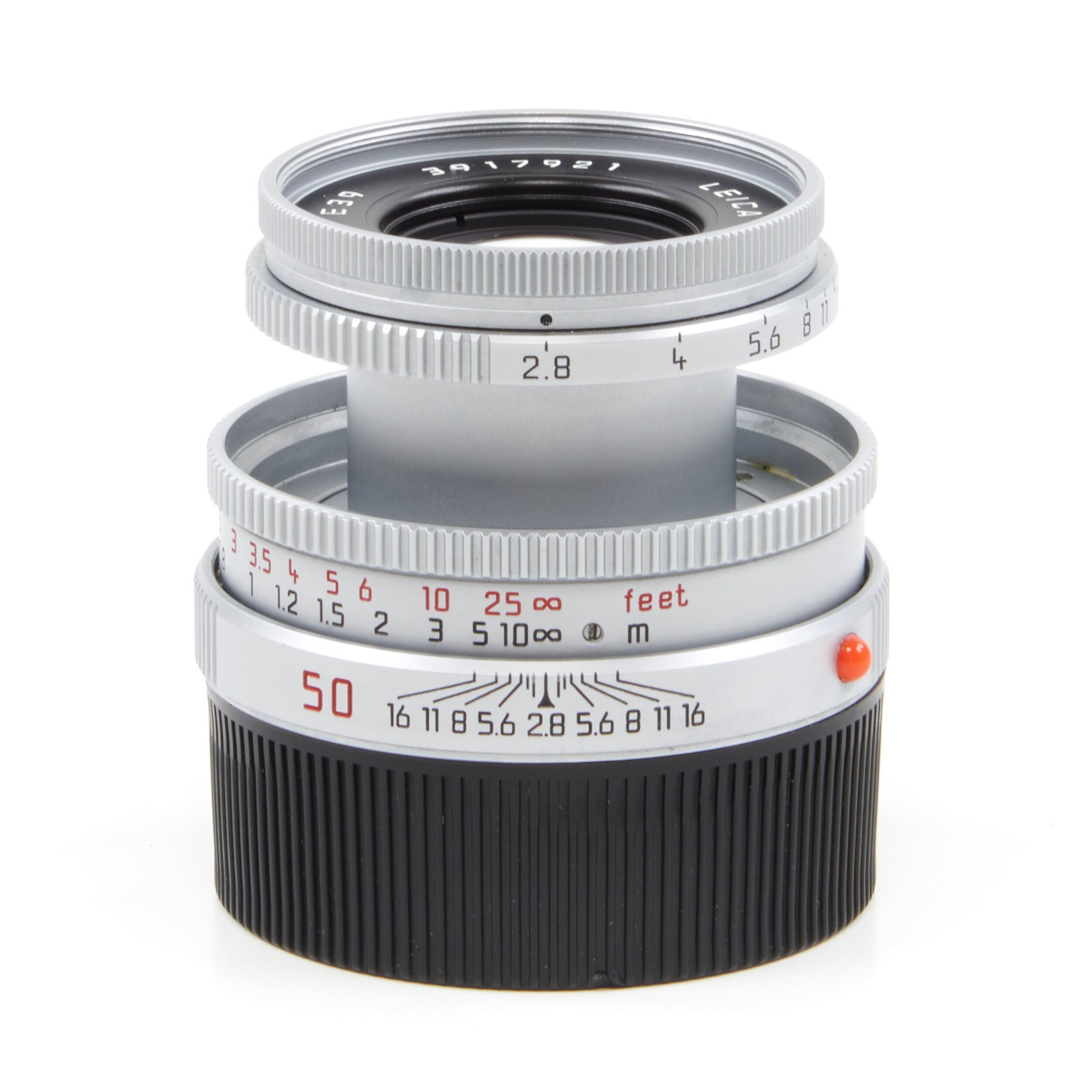 Leica 50mm f2.8 Elmar-M Chroom 6-Bit + Doos
